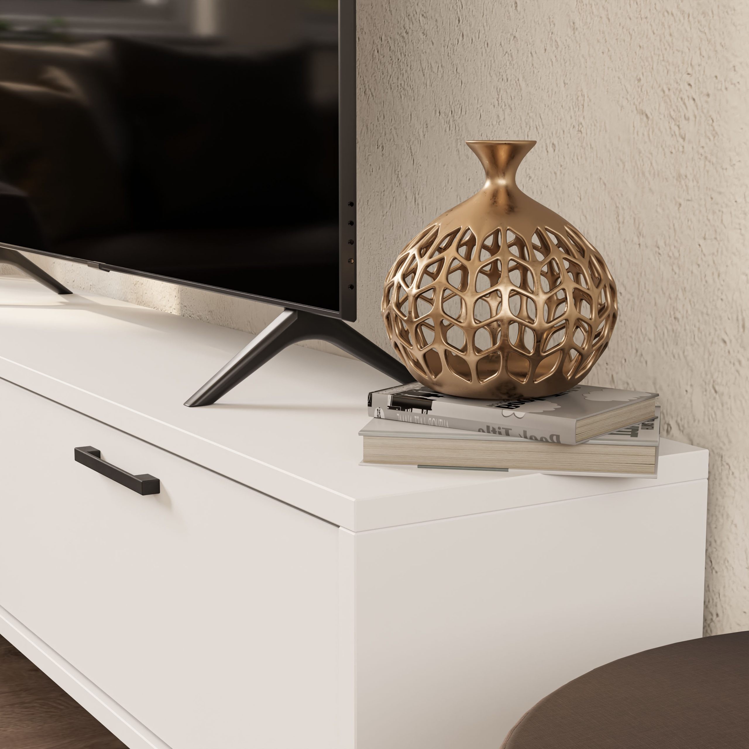 4060 Bold 138 Cm Tv Ünitesi Beyaz