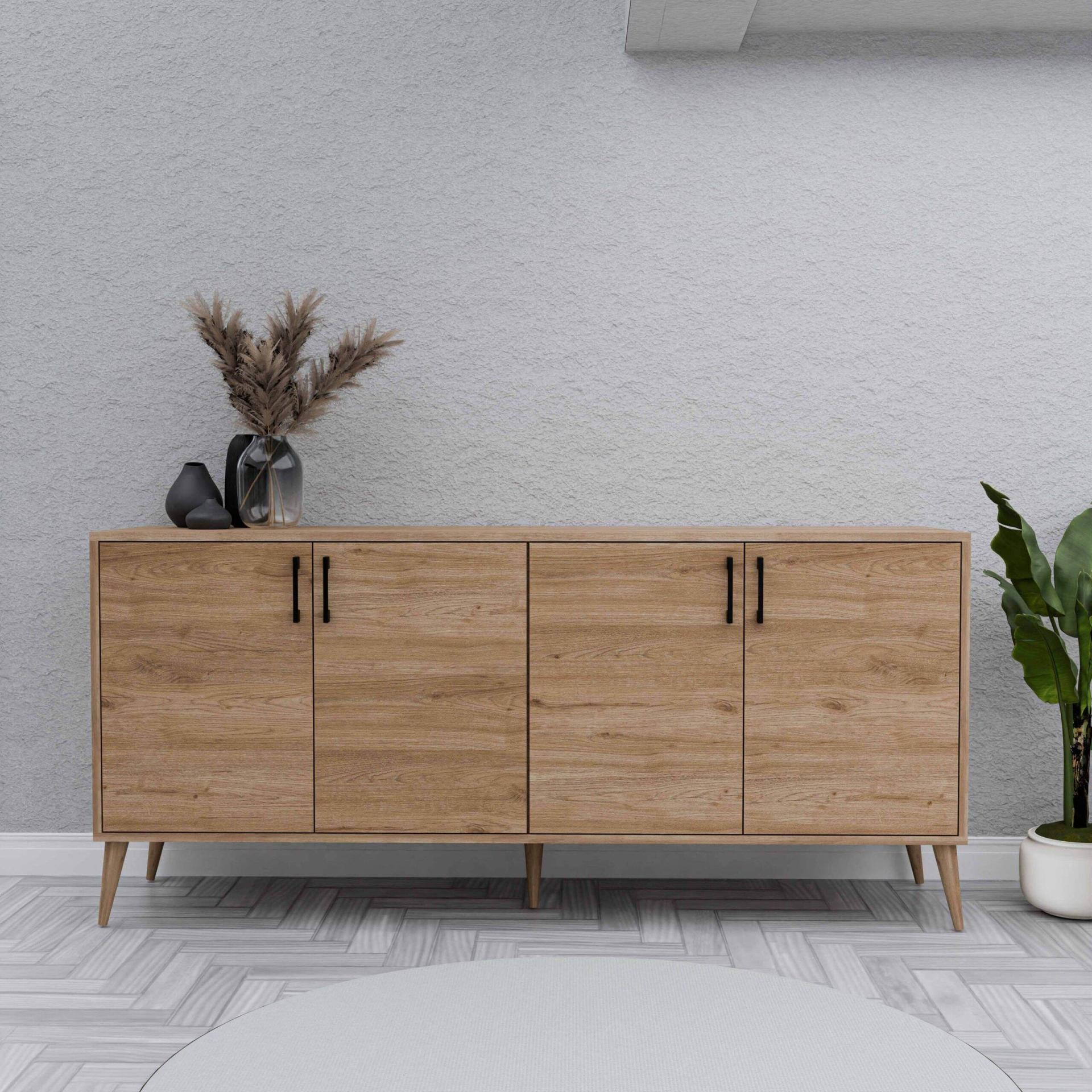 1674 Hera 180 Cm (AHŞAP AYAKLI) Modern Konsol Sepet