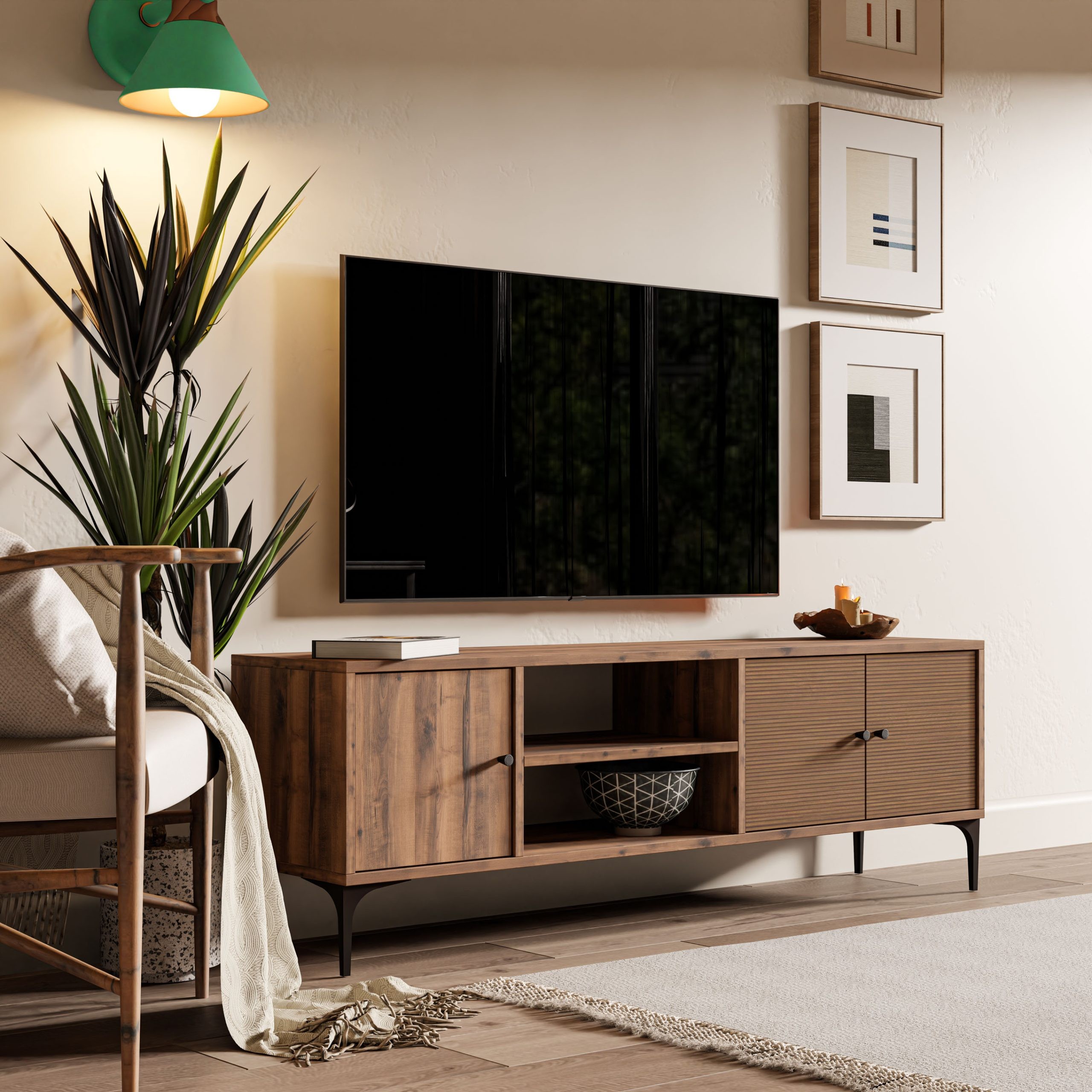1270 Nest 150 Cm Tv Ünitesi Hat-Kaplan