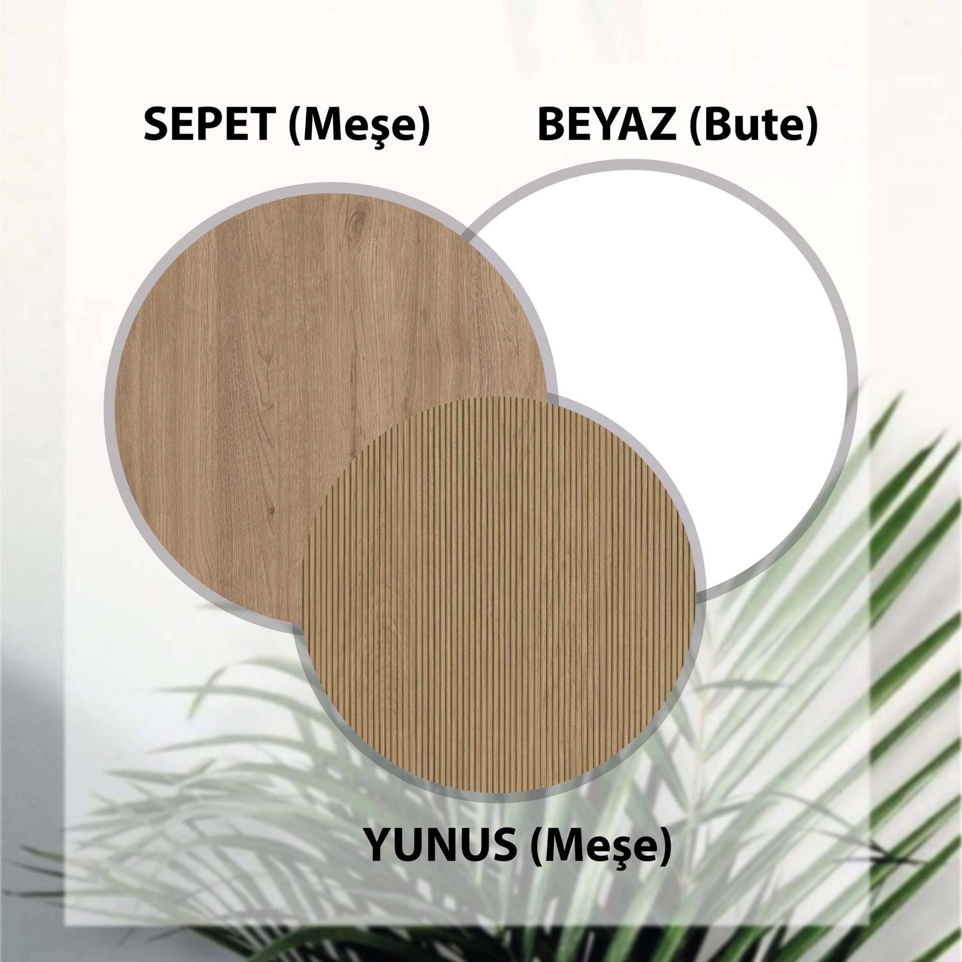 SET 5032-5042 ROYAL SAĞ AYNALI 4 KAPAKLI 5 ASKILI 2 RAFLI PORTMANTO SEPET-YUNUS-BEYAZ