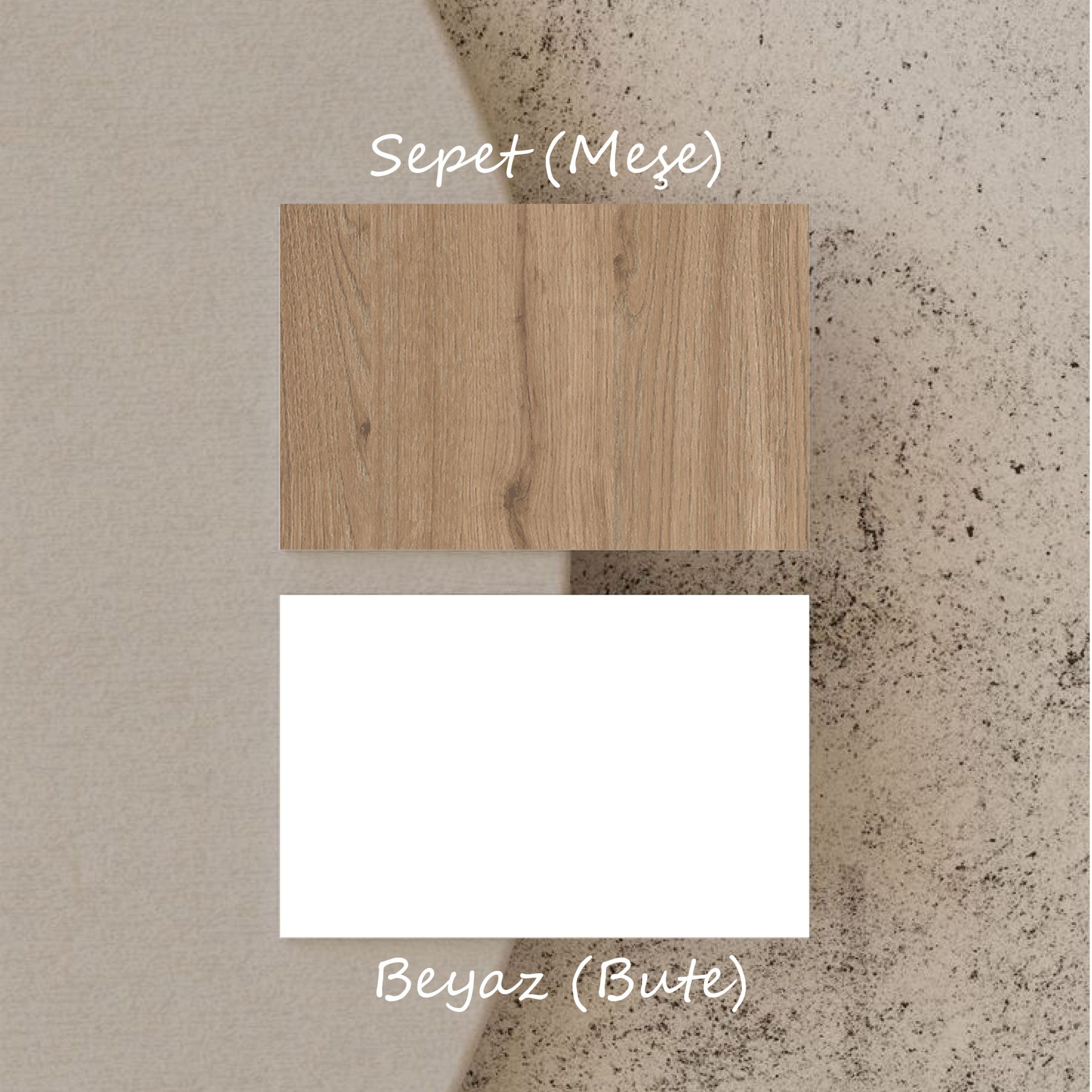 1740 Napoli 180 Cm (Membran MDF Kapaklı) Bohem Konsol Sepet - Beyaz
