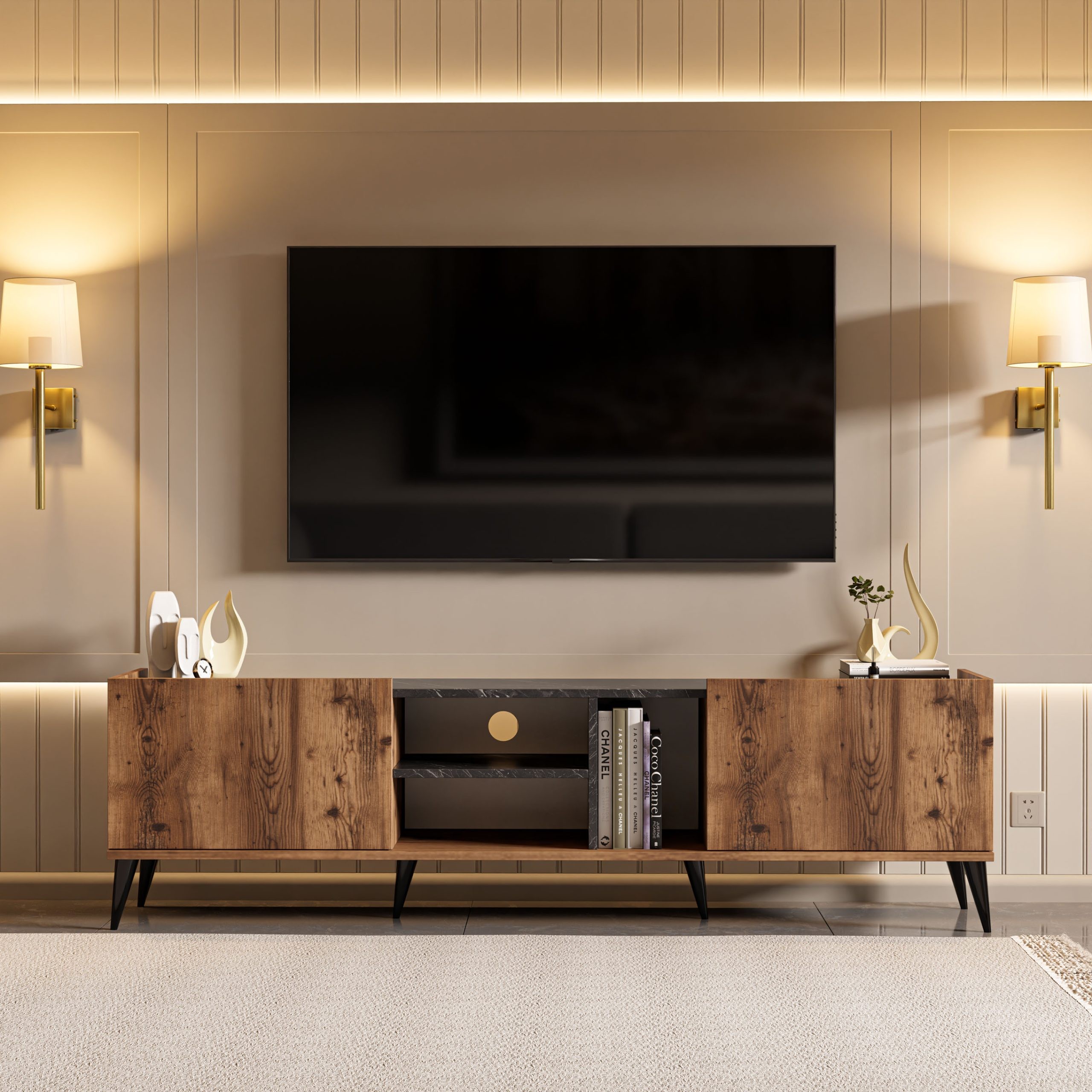 1330 ELEGANTE 180 CM TV ÜNİTESİ LİDYA BENDİR HGS.