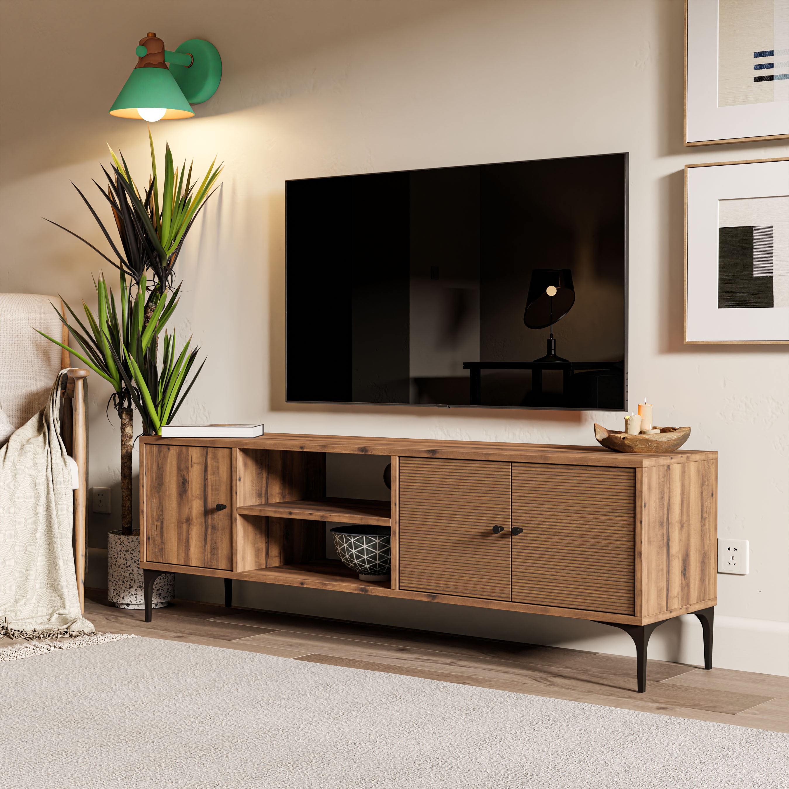 1270 Nest 150 Cm Tv Ünitesi Hat-Kaplan