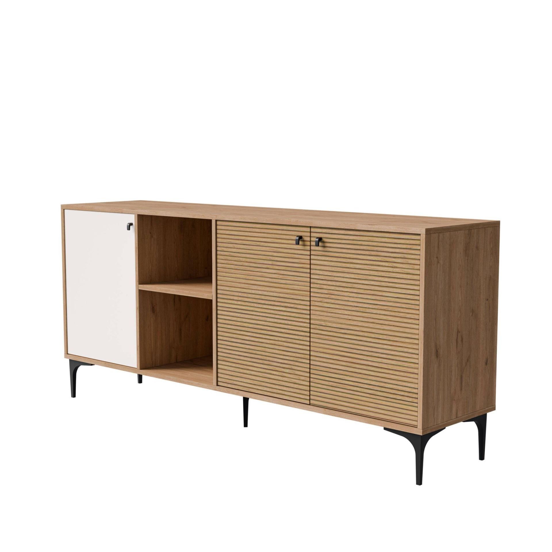 1686 Vision Modern Konsol 180 Cm Sepet - Yunus - Beyaz
