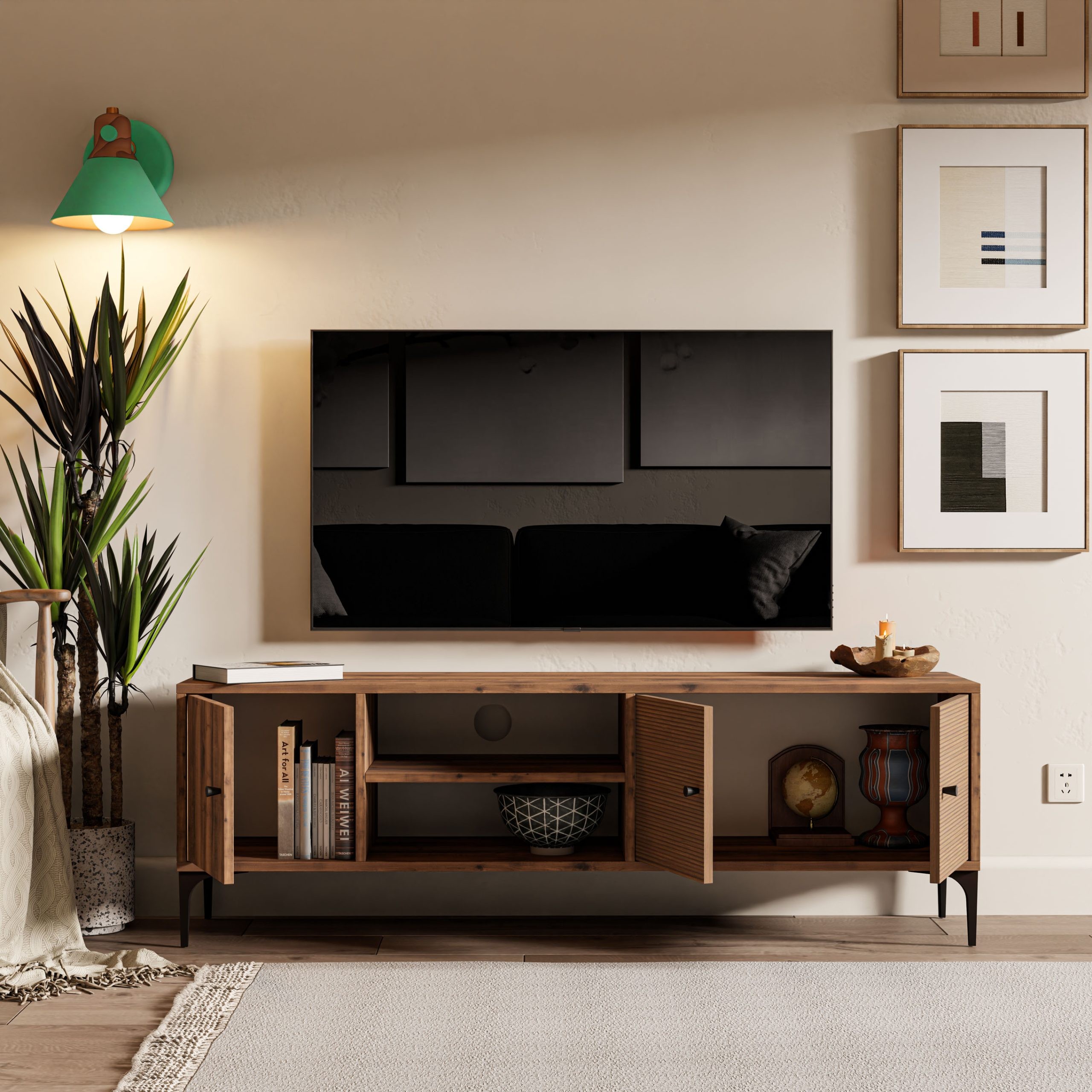 1270 Nest 150 Cm Tv Ünitesi Hat-Kaplan