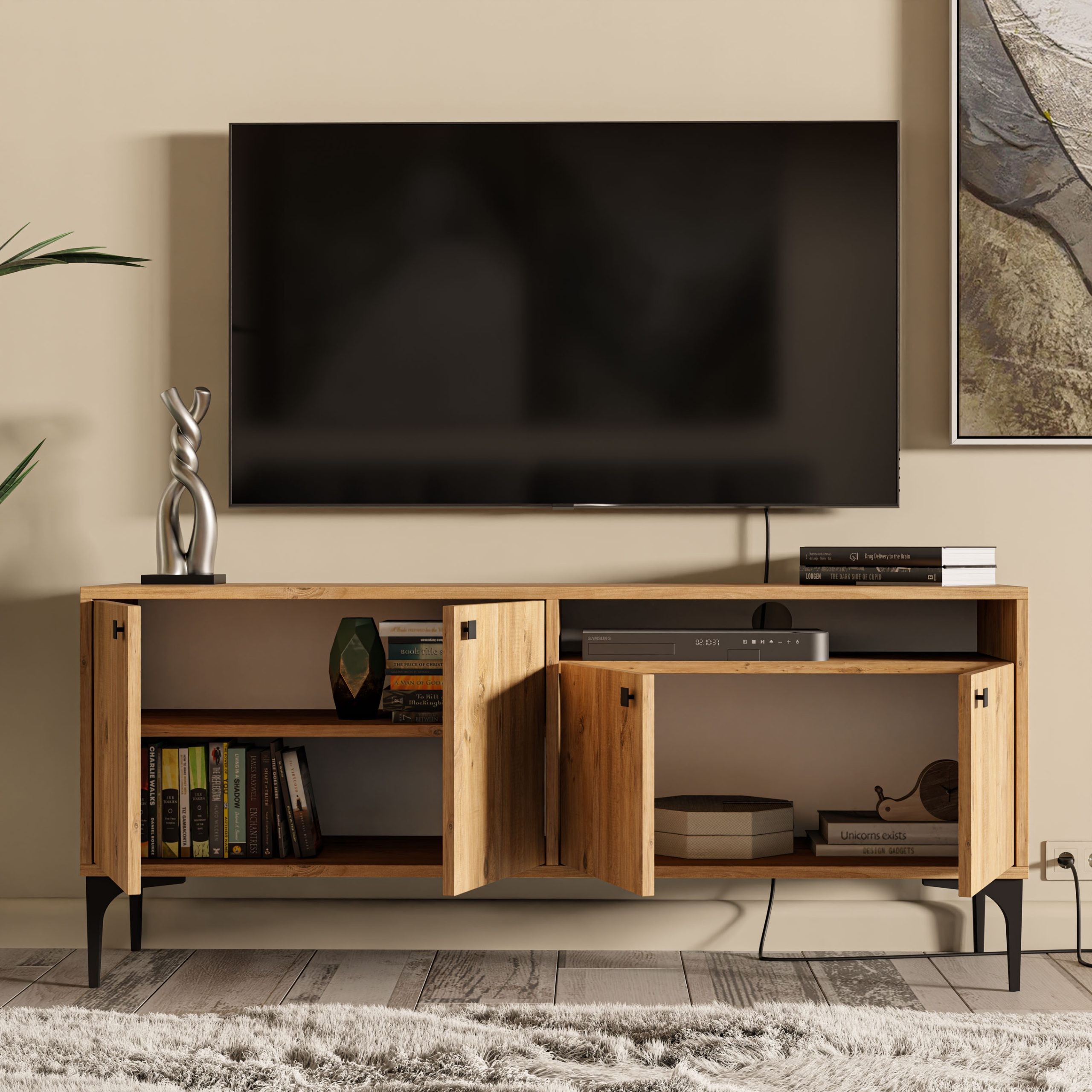 1540 ARTEMIS 139 CM TV ÜNİTESİ ATLANTİK ÇAM