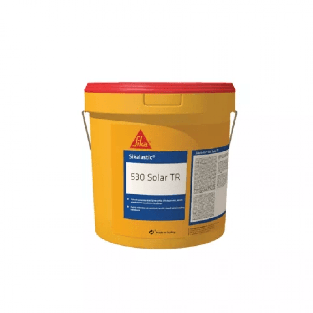 Sika Sikalastic-530 Solar TR Yüksek Yansıtma Etkisine Sahip,UV Dayanımlı,Akrilik Esaslı Su Yalıtım 20Kg