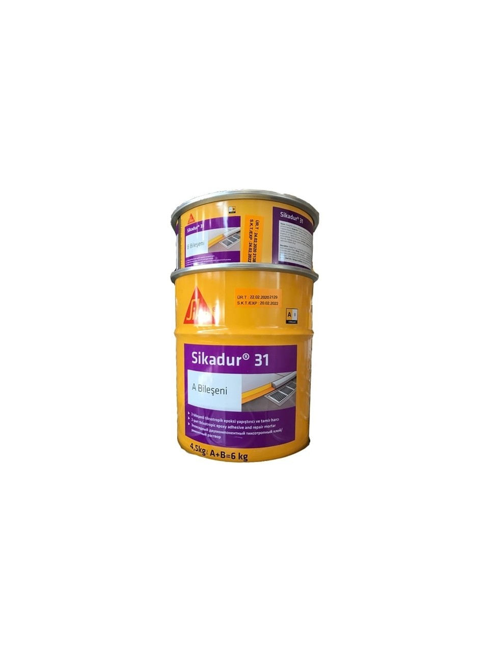Sika Sikadur  31 Iki Bileşenli Epoksi Tamir Harcı 6 kg