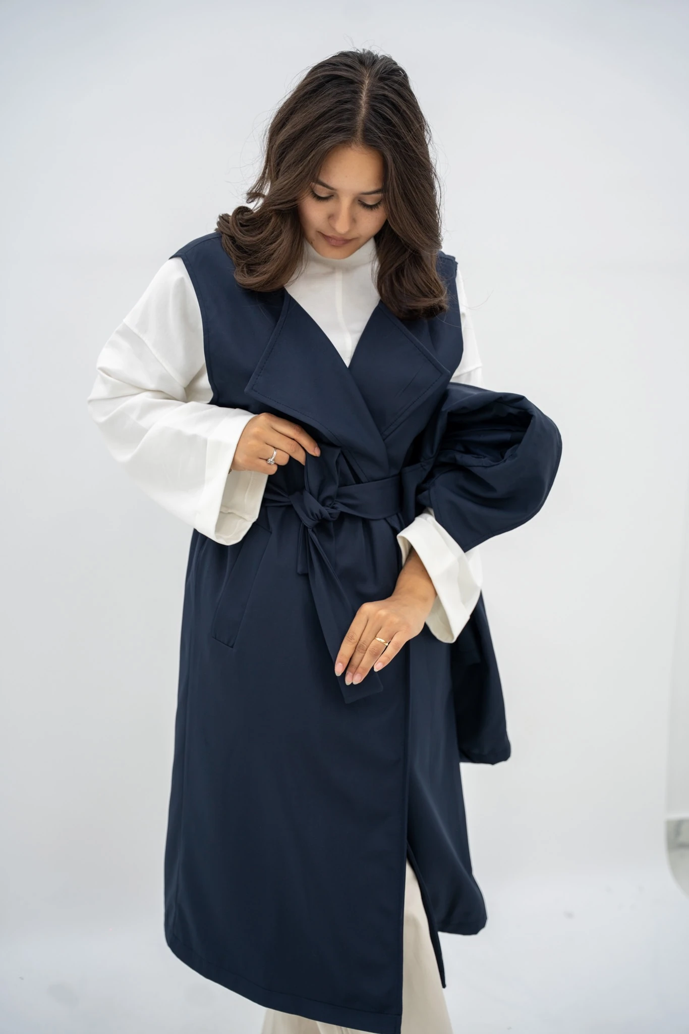 Kruvaze Takım Trençkot