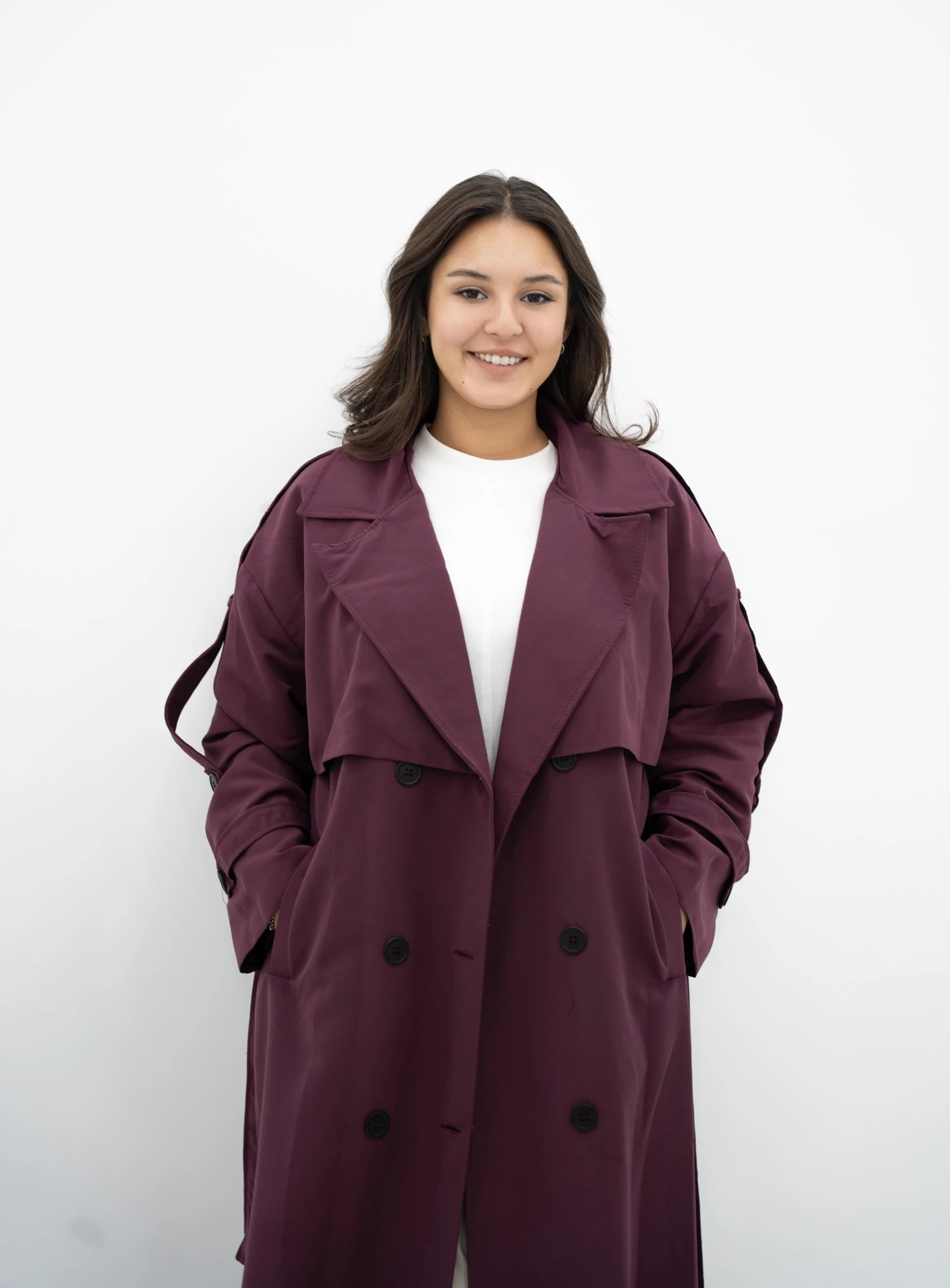 Pelerin Detaylı Trençkot