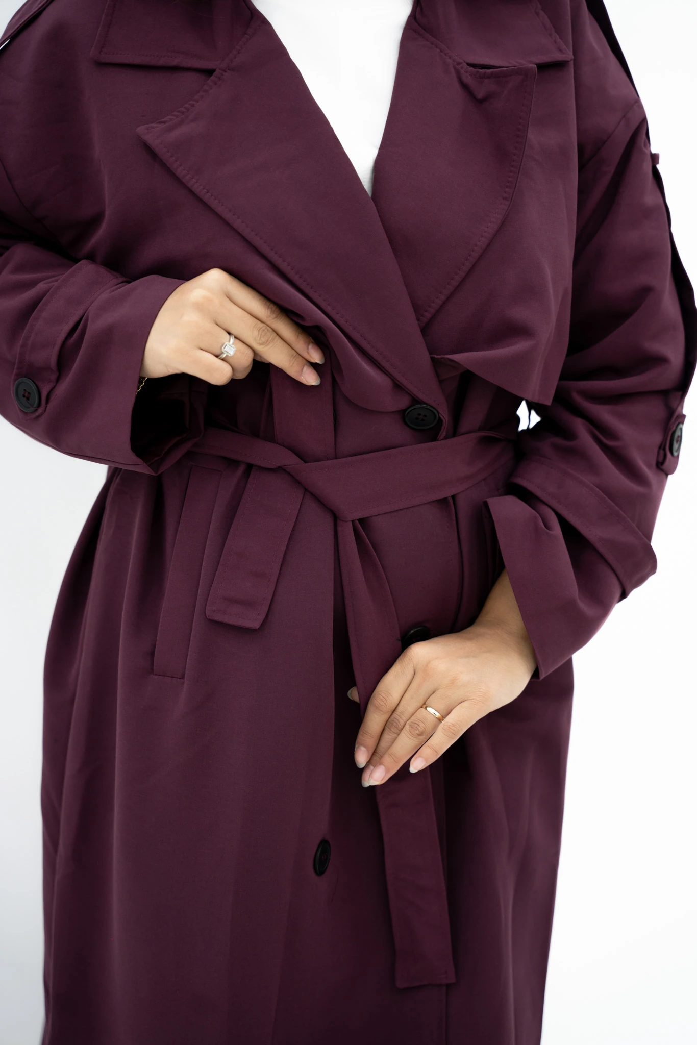 Pelerin Detaylı Trençkot