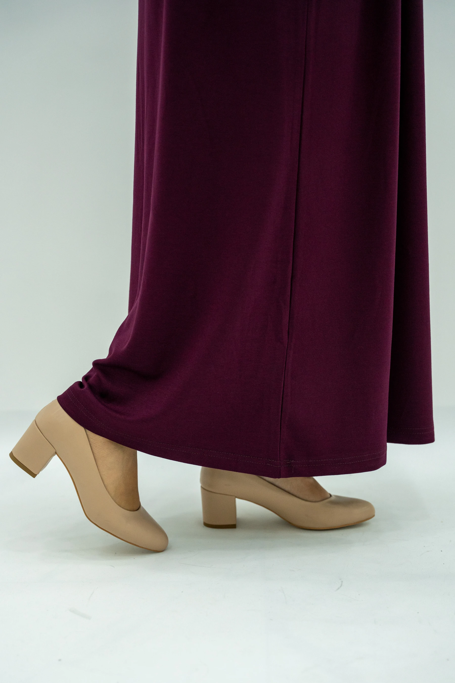 Balon Kol Çizgili Elbise 