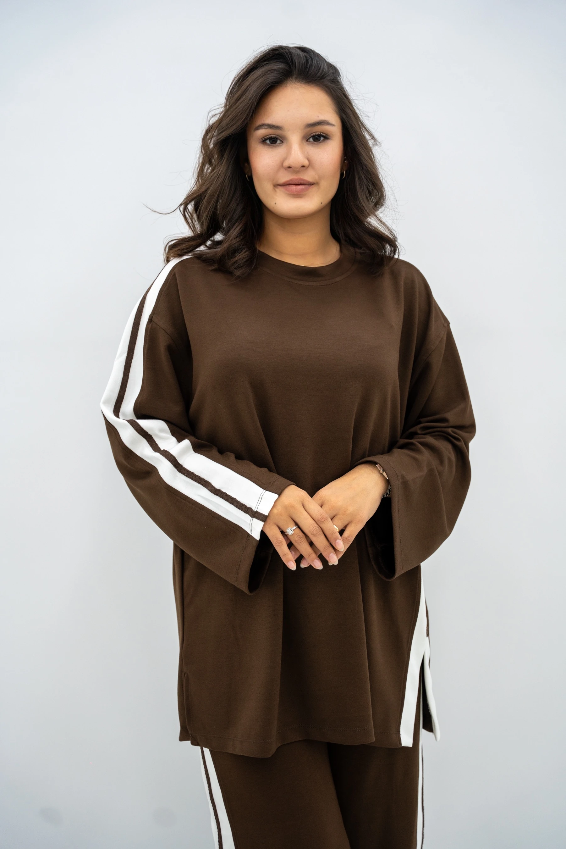 Çift Garni Detaylı Oysho Takım