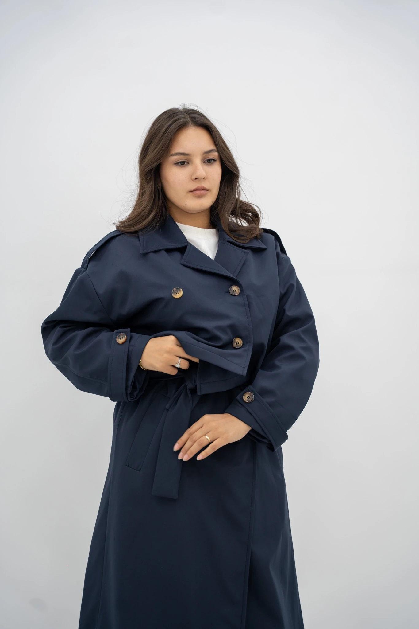 Kruvaze Takım Trençkot