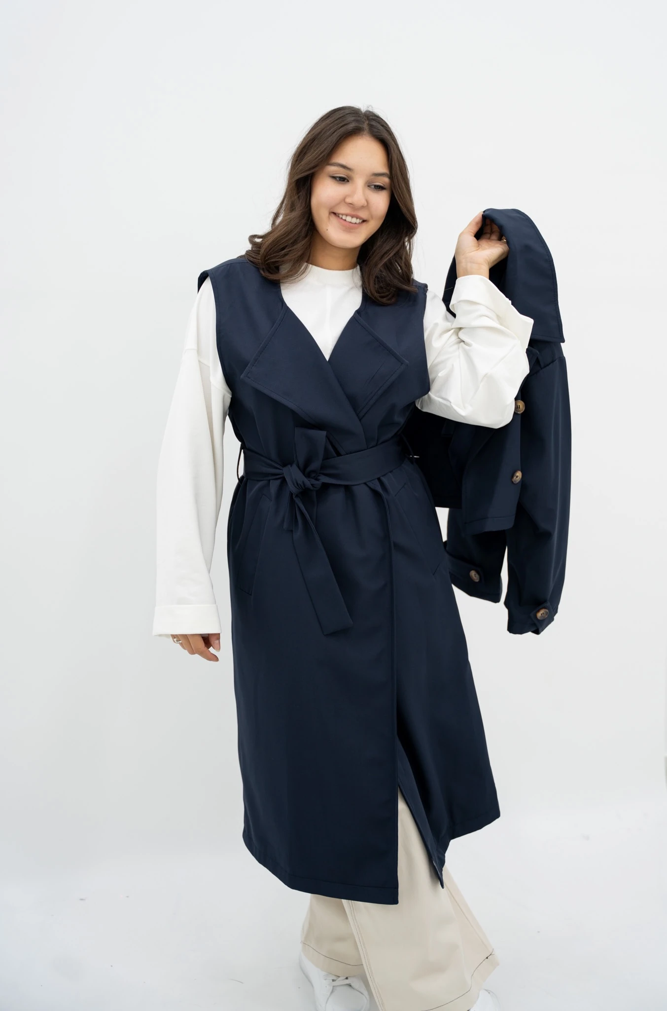 Kruvaze Takım Trençkot