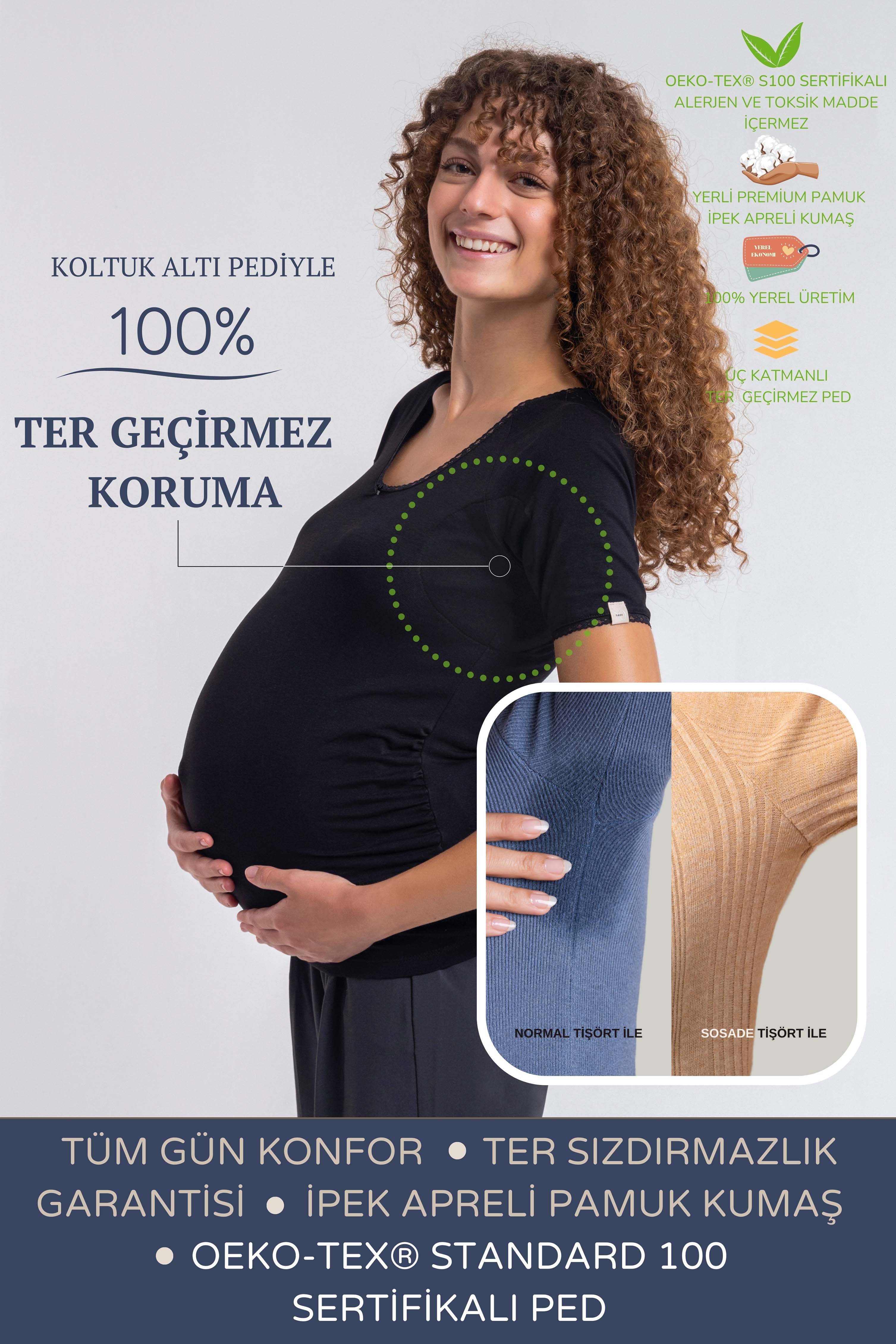 Hamile Tişört · Dar Kesim