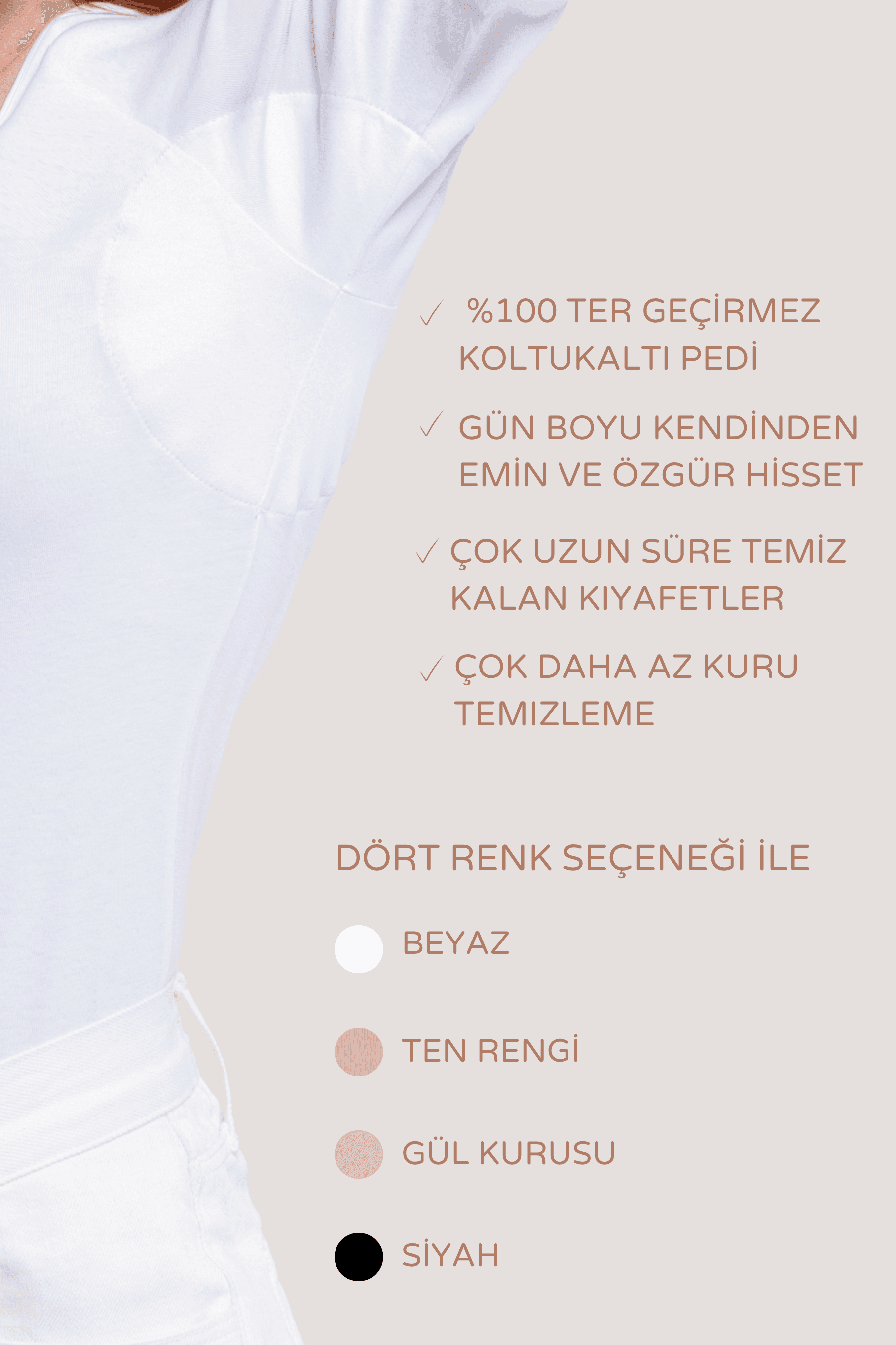 Kadın Basic Tişört · Dar Kesim
