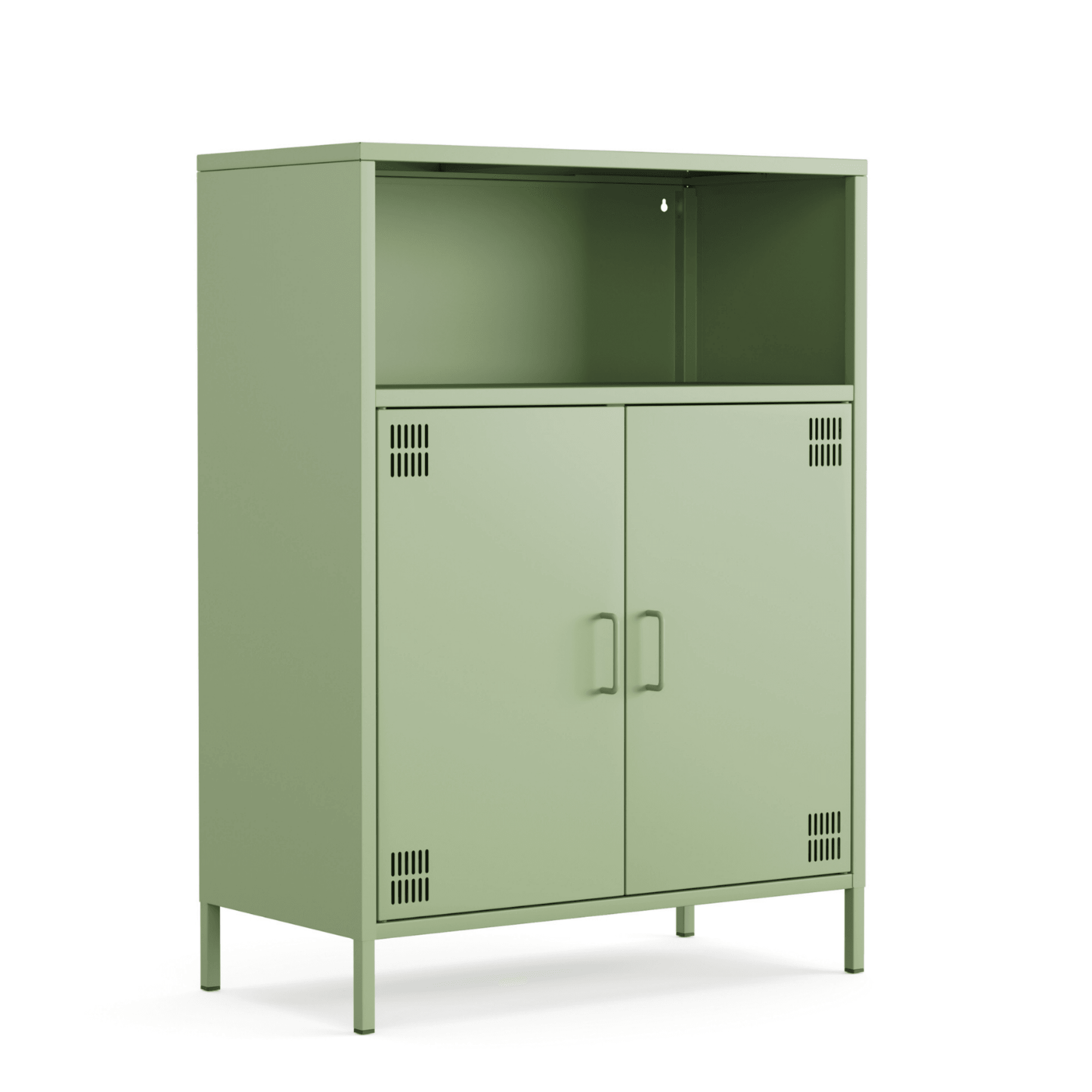 Pera Metal Dolap 2 Kapılı, Açık Raflı 80,50 x 40 x 109,50 cm - 9 Renk Seçeneği Bulunmaktadır