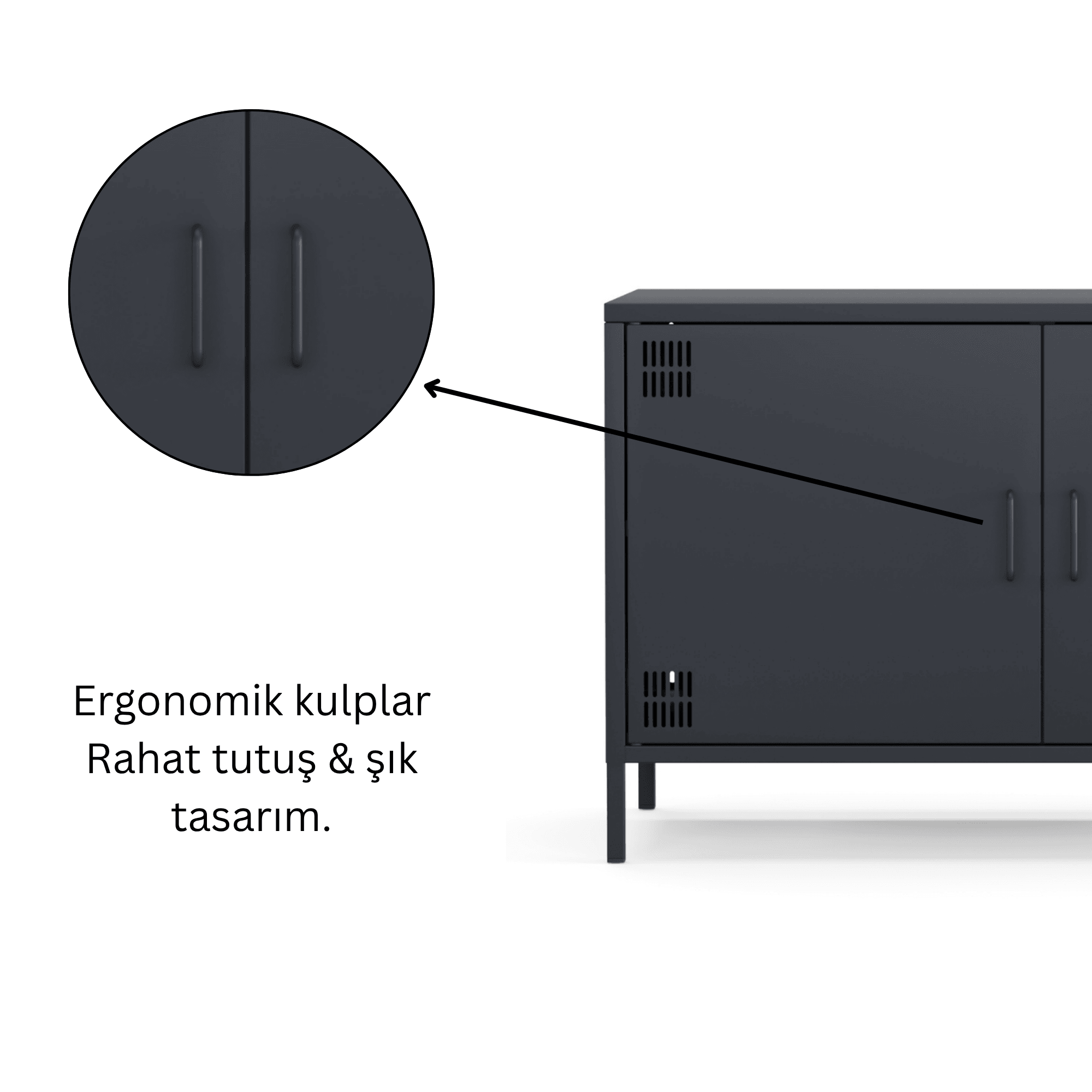 Pera Tv Ünitesi, Tv Dolabı,2 Kapaklı Dolap 100,50 x 40 x 64,50 cm - 9 Renk Seçeneği Bulunmaktadır