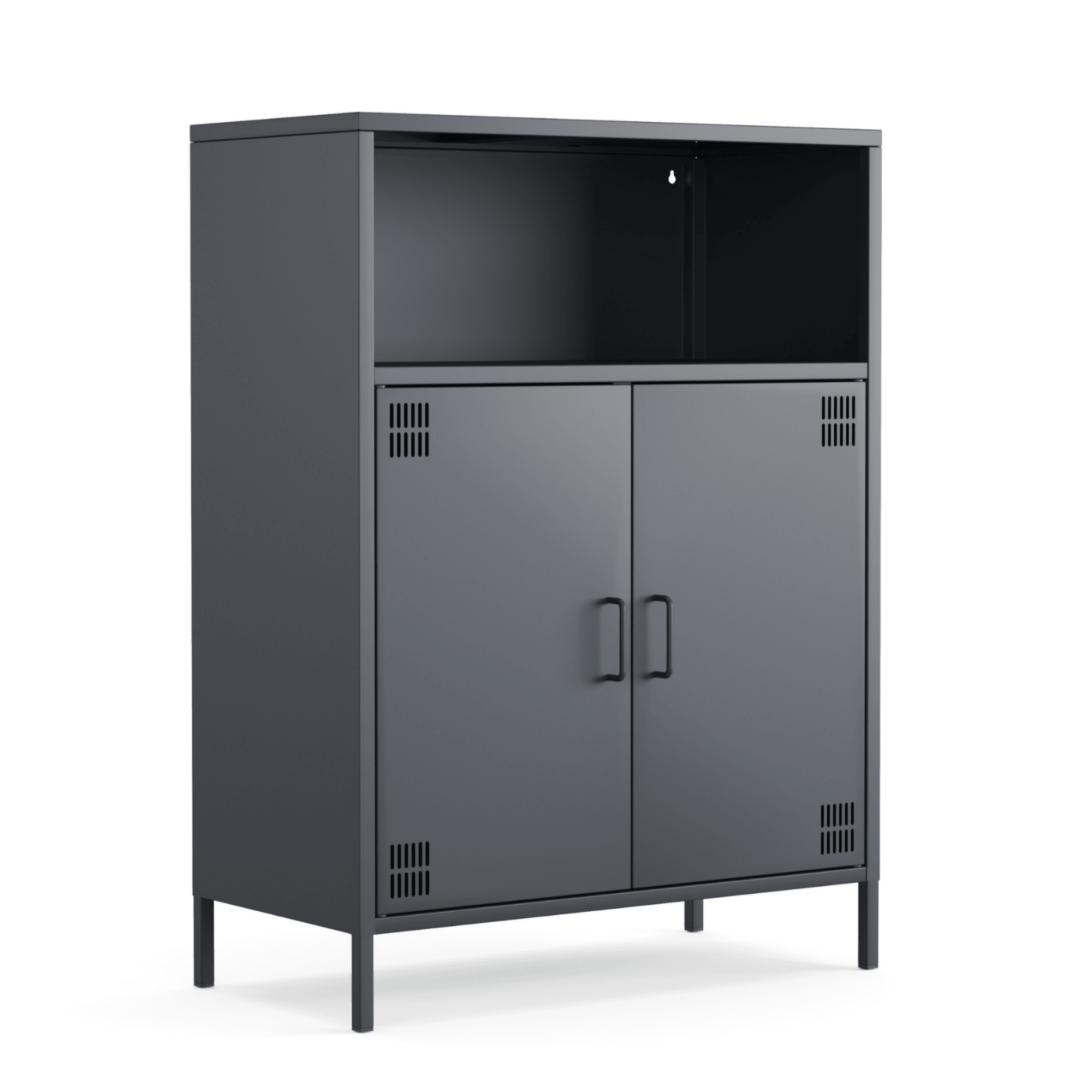 Pera Metal Dolap 2 Kapılı, Açık Raflı 80,50 x 40 x 109,50 cm - 9 Renk Seçeneği Bulunmaktadır