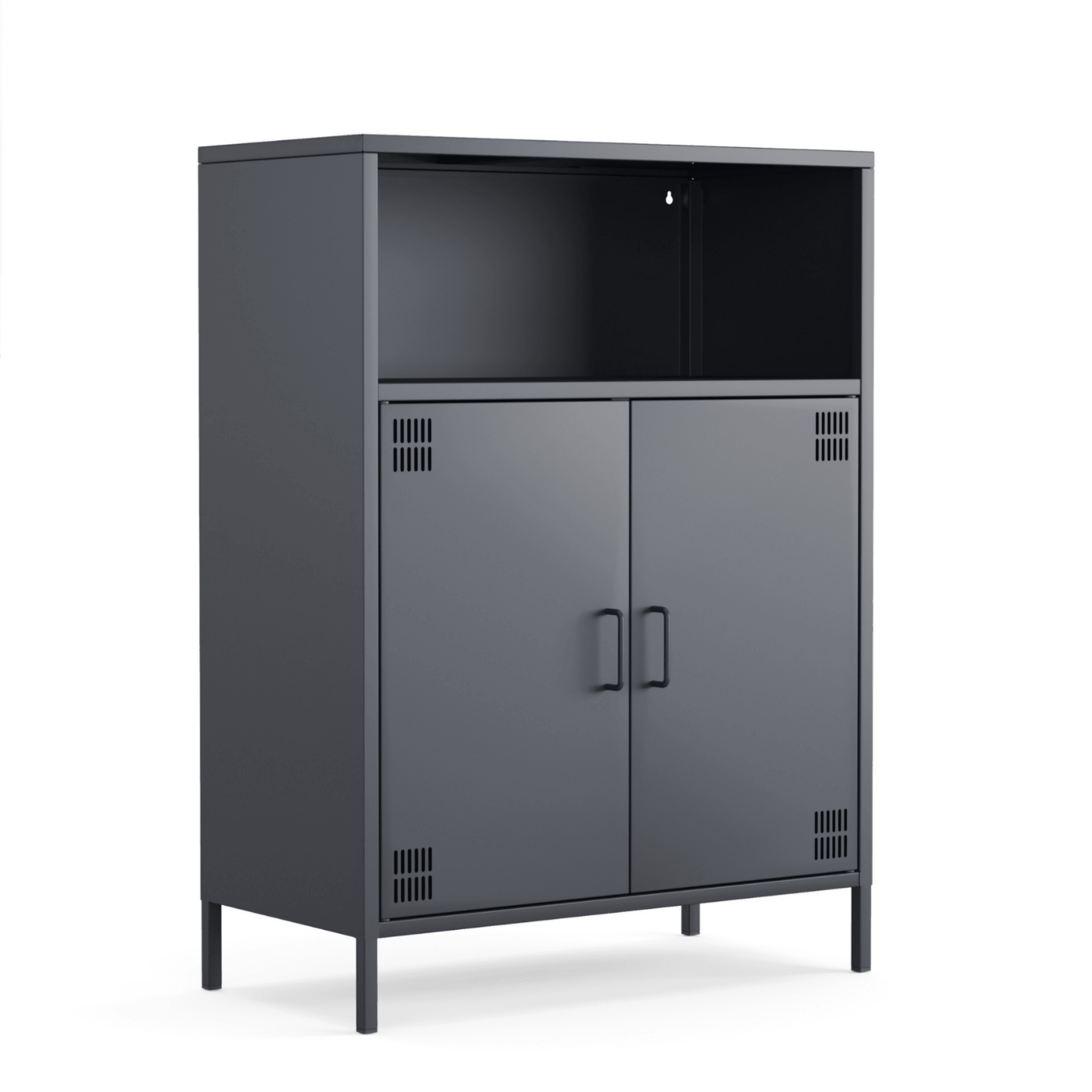 Pera Metal Dolap 2 Kapılı, Açık Raflı 80,50 x 40 x 109,50 cm - 9 Renk Seçeneği Bulunmaktadır