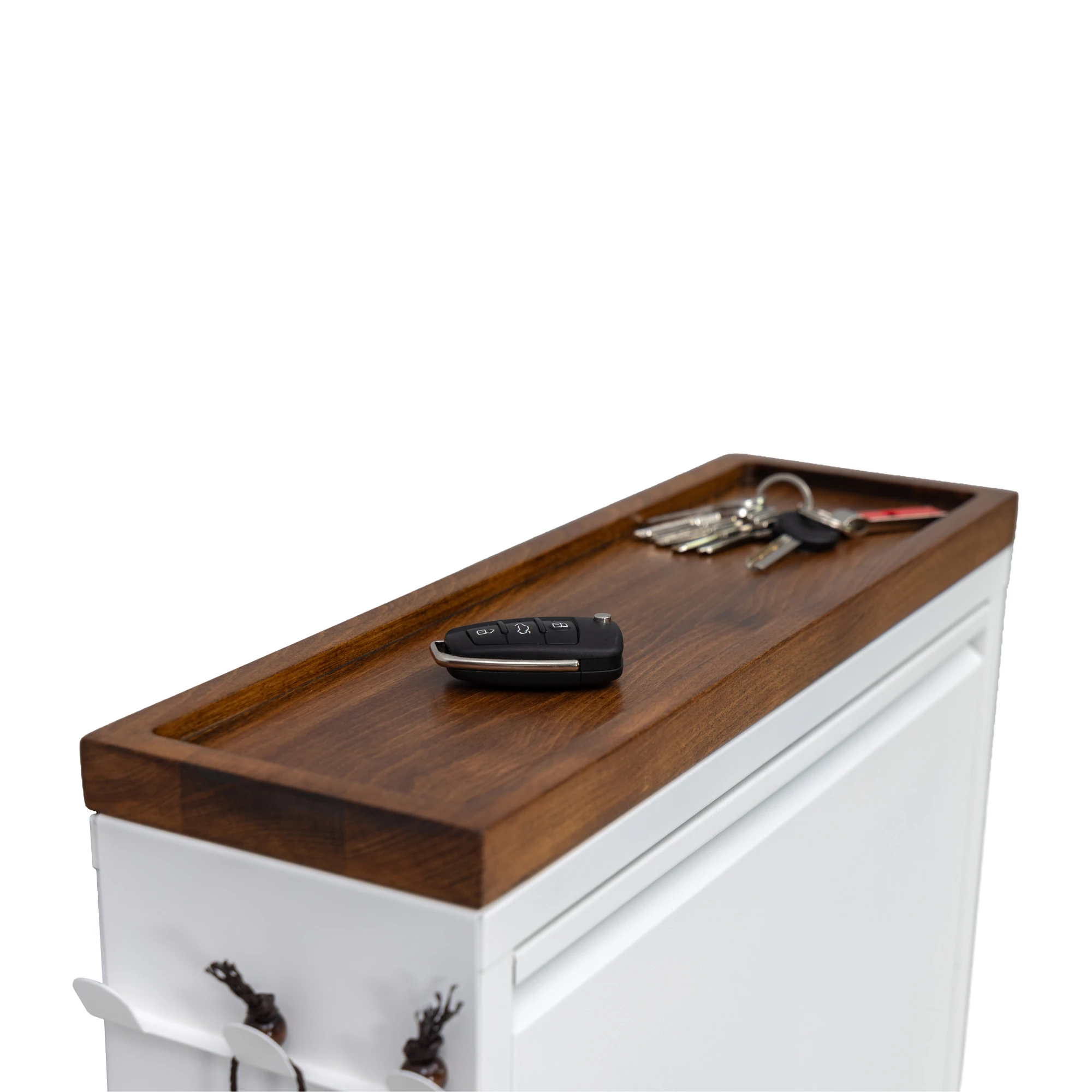 Furni24 Kapaklı Metal Ayakkabılık, 3 ve 4 Kapaklı, Aksesuarlı Çeşitli, Askı Kancalı - Masif Tablalı Ayakkabılık