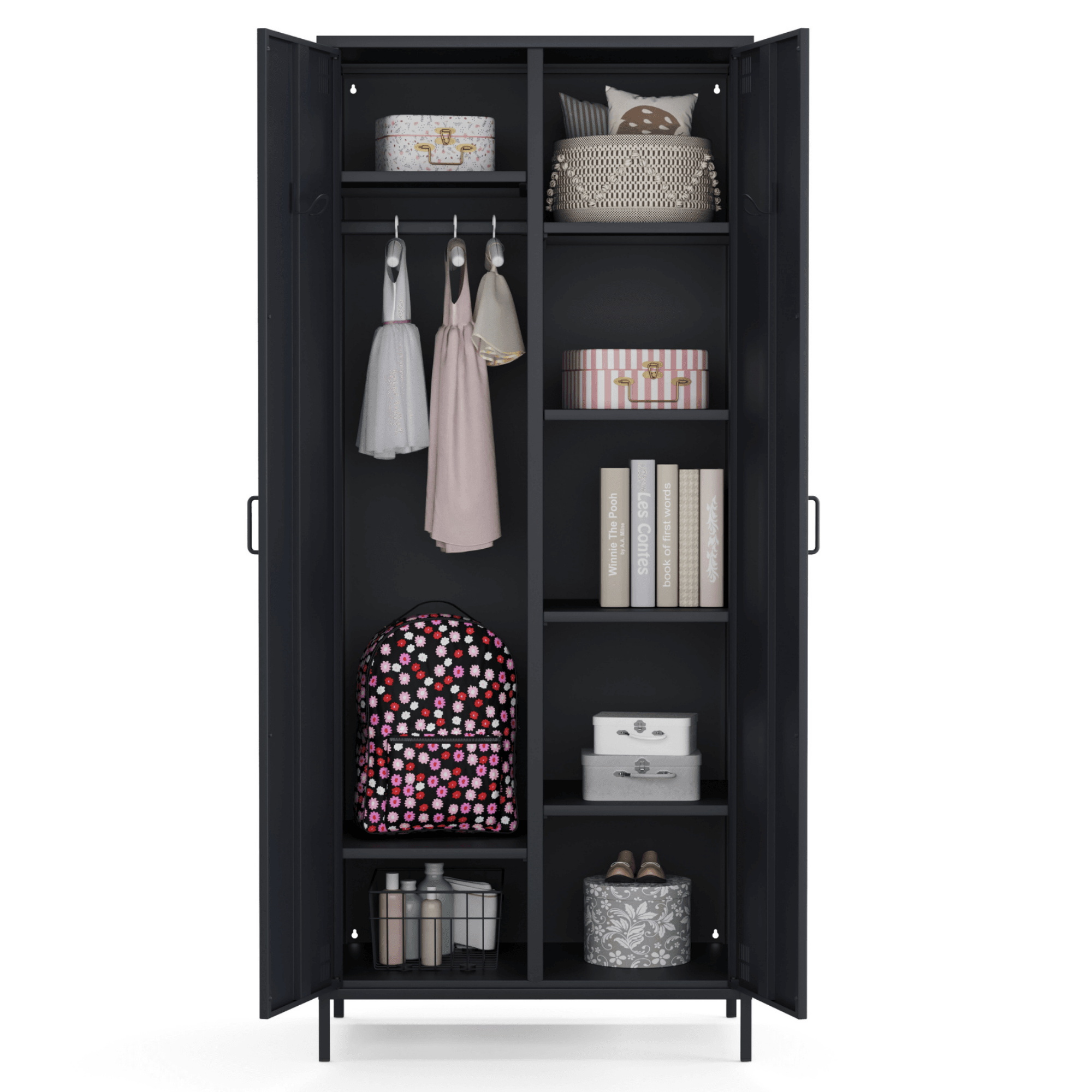 Pera Metal Elbise Dolabı, Soyunma Dolabı, İki Kapılı, 80,50 x 50 x 189,50 cm - 9 Renk Seçeneği Bulunmaktadır