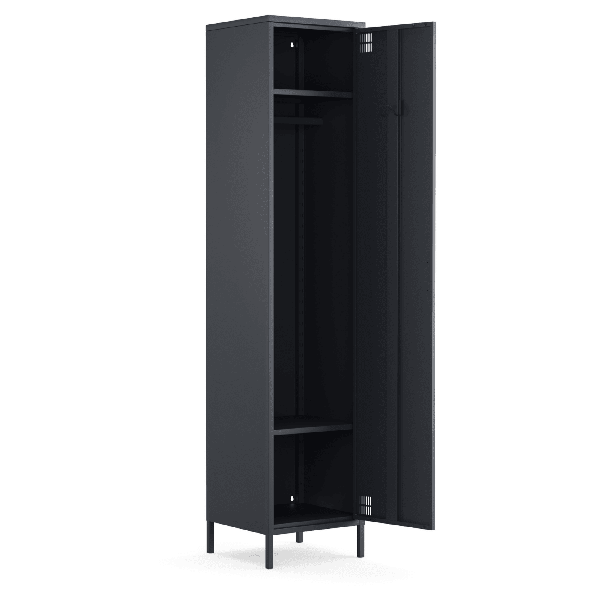 Pera Metal Elbise Dolabı, Soyunma Dolabı, Tek Kapılı, 41,50 x 40 x 189,50 cm - 9 Renk Seçeneği Bulunmaktadır