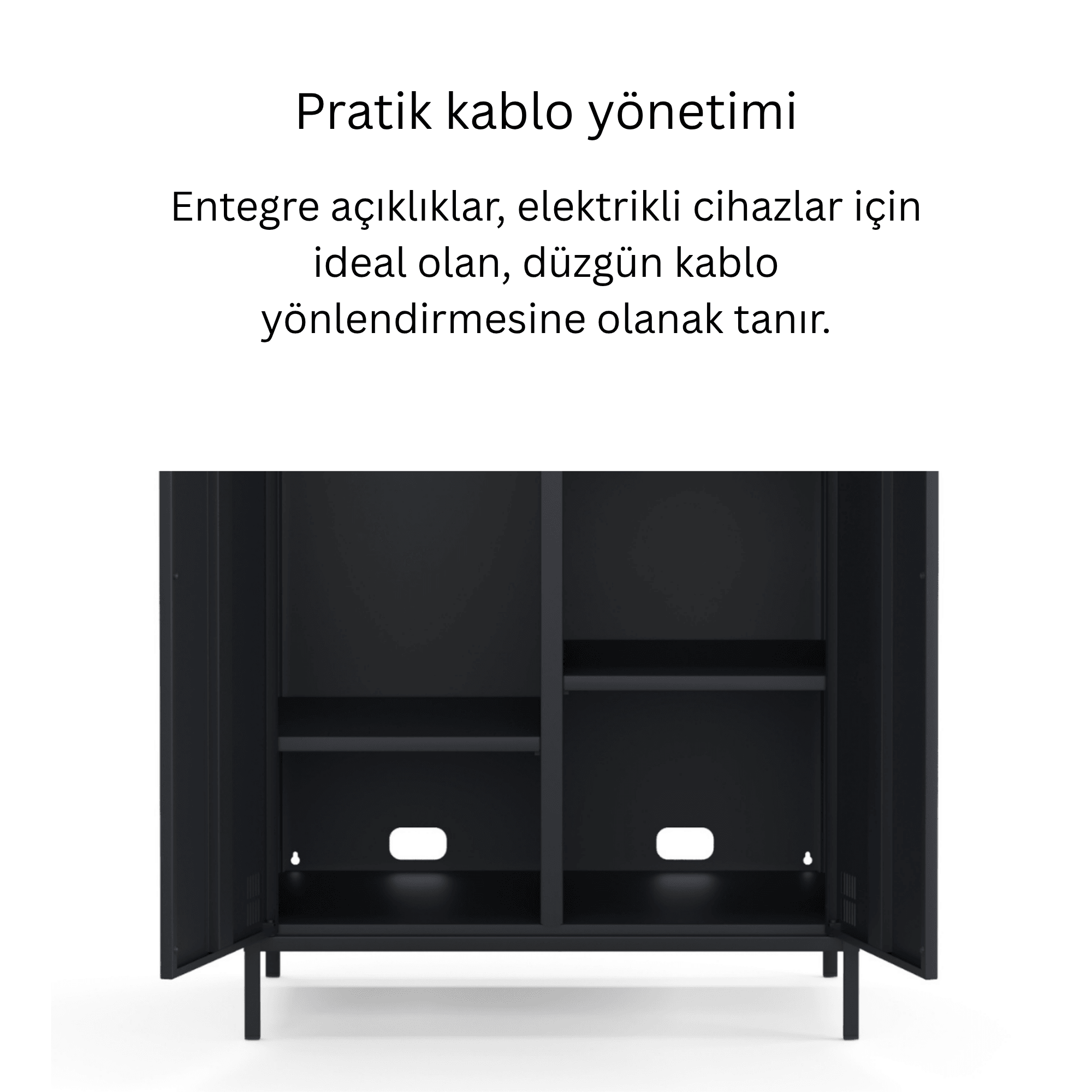 Pera Metal Elbise Dolabı, Soyunma Dolabı, İki Kapılı, 80,50 x 50 x 189,50 cm - 9 Renk Seçeneği Bulunmaktadır