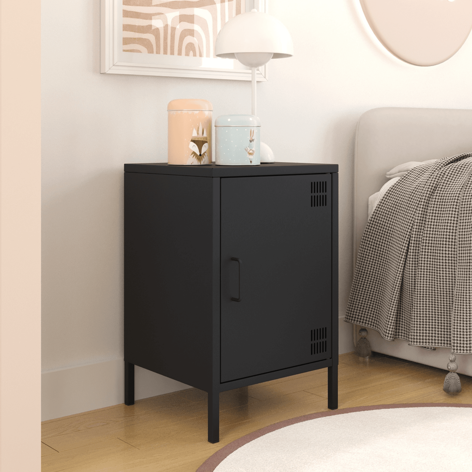 Pera Komodin Kapaklı 41,5 x 40 x 64,50 cm - 9 Renk Seçeneği Bulunmaktadır