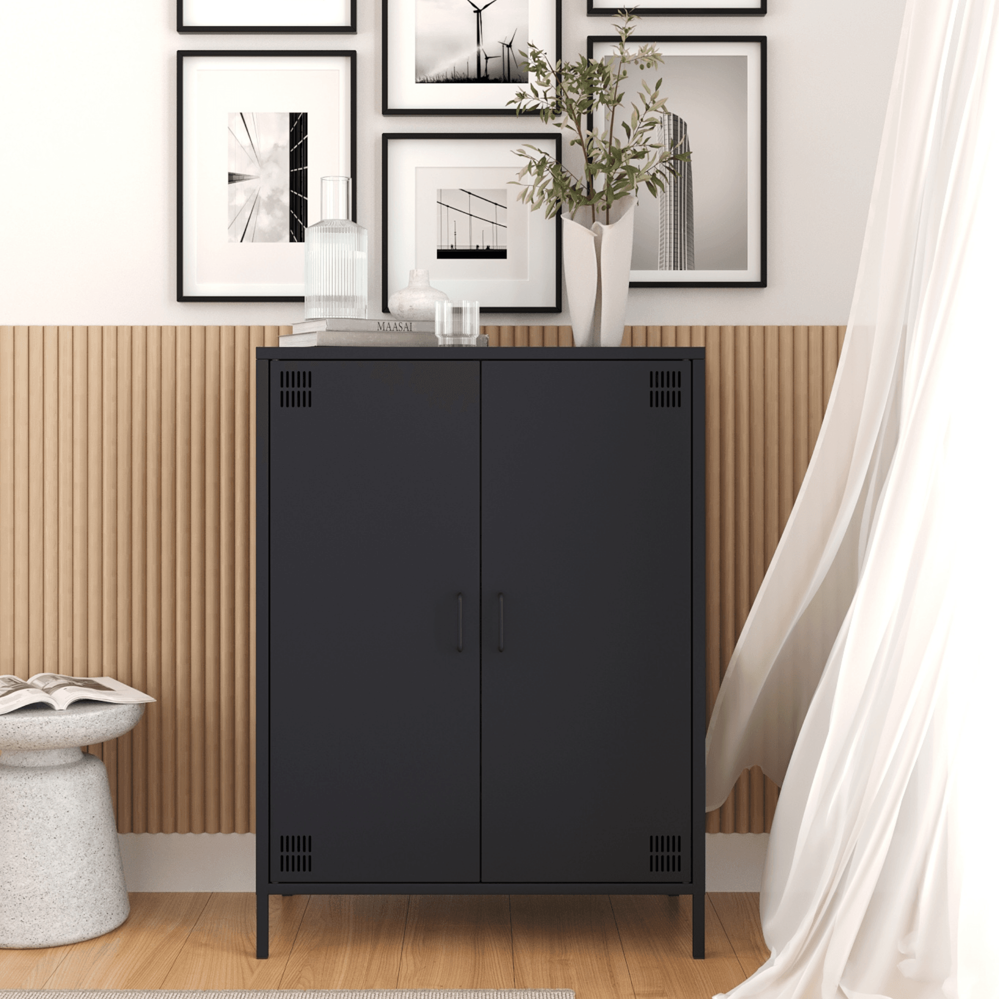 Pera Metal Dolap 2 Kapılı 80,50 x 40 x 109,50 cm - 9 Renk Seçeneği Bulunmaktadır