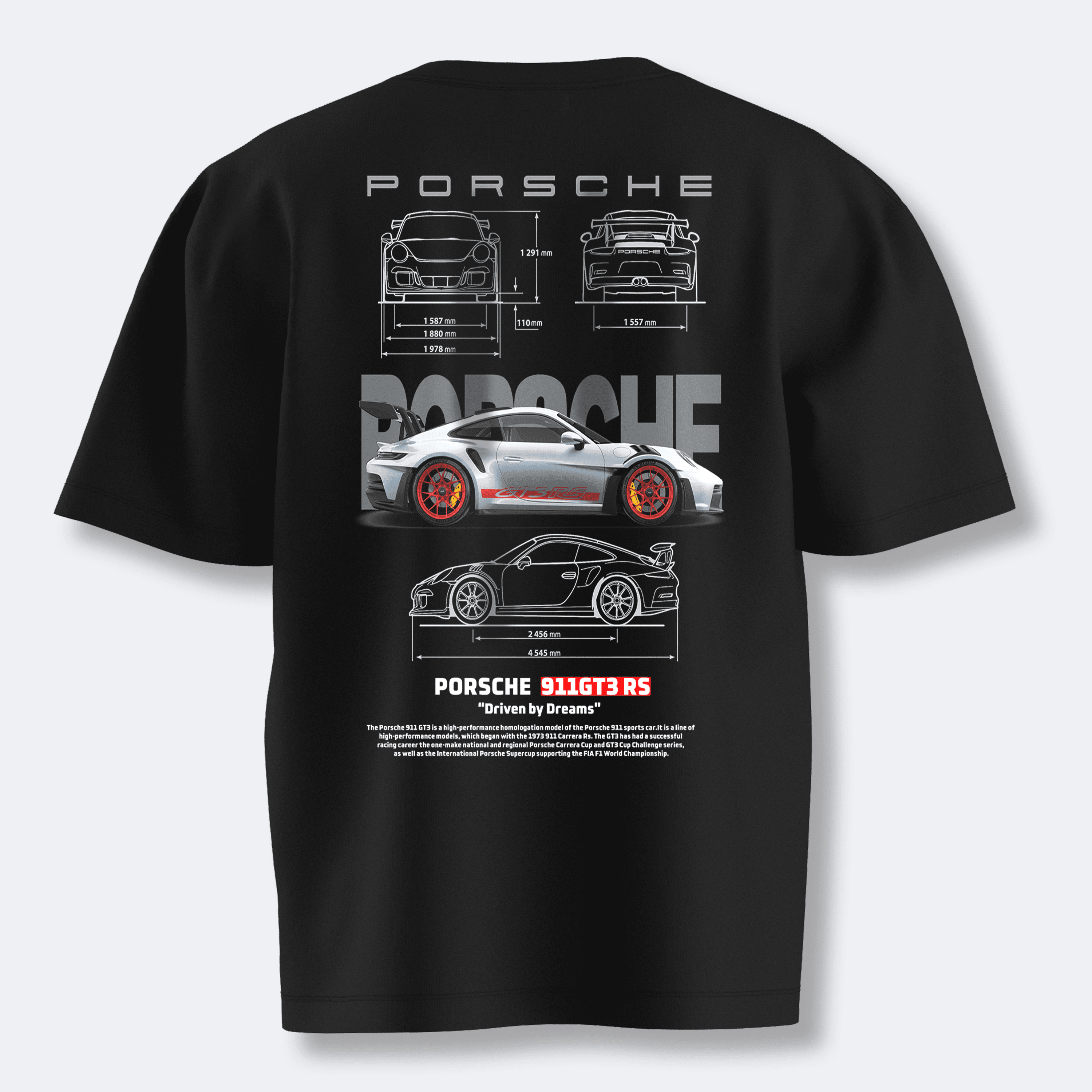 Porsche 911 GT3 RS - Oversize Tshirt