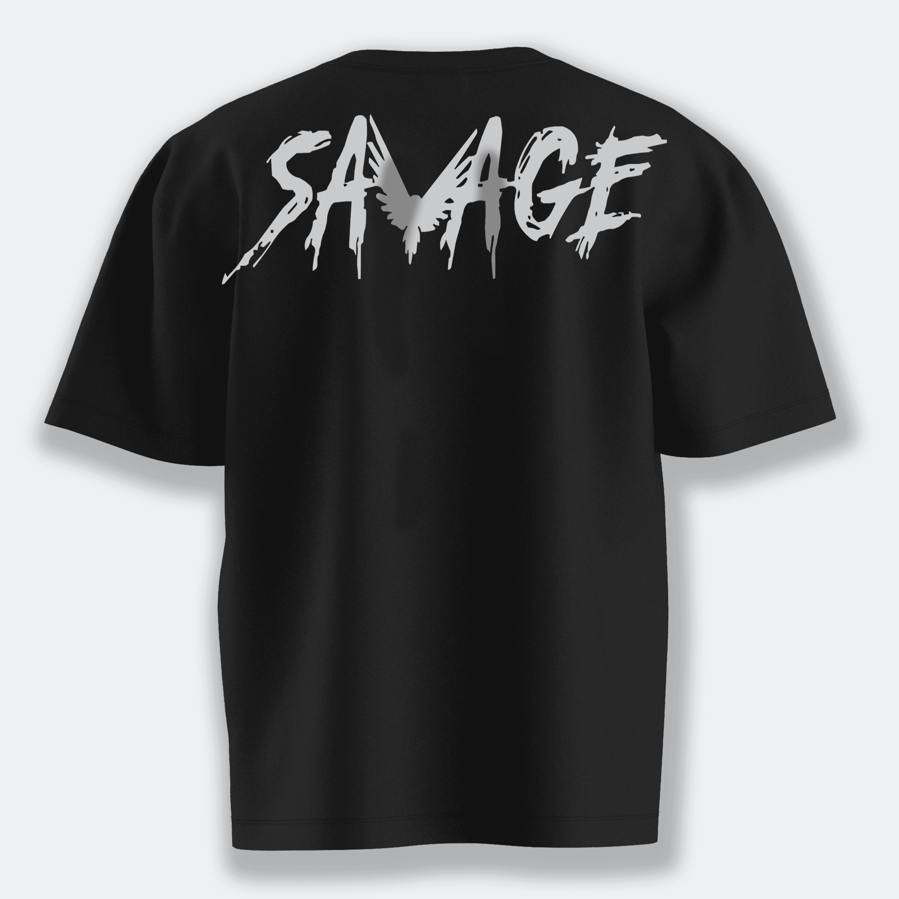 Savage - Oversize Tshirt - Siyah