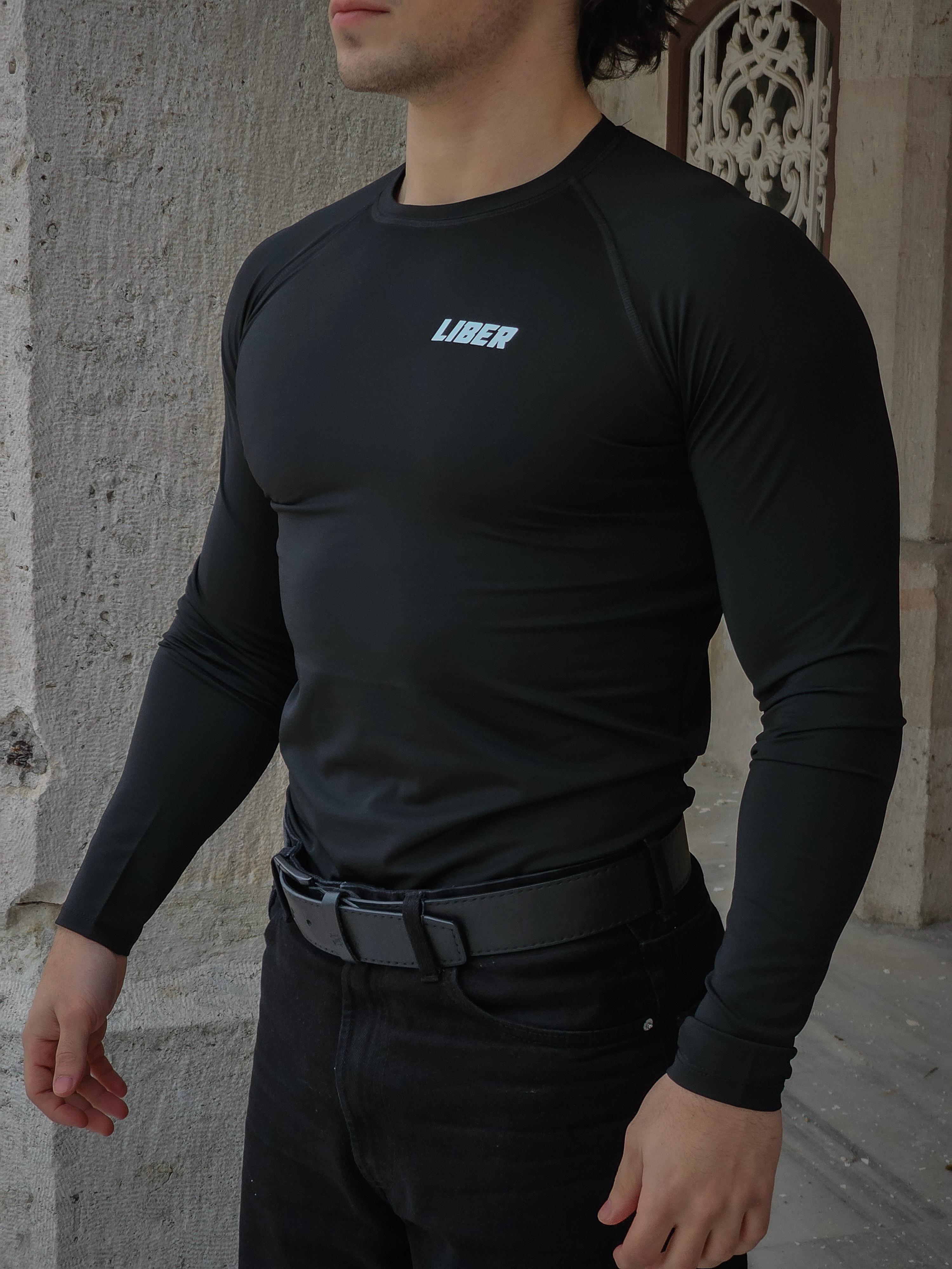 Liber - Uzun Kollu Compression Tshirt