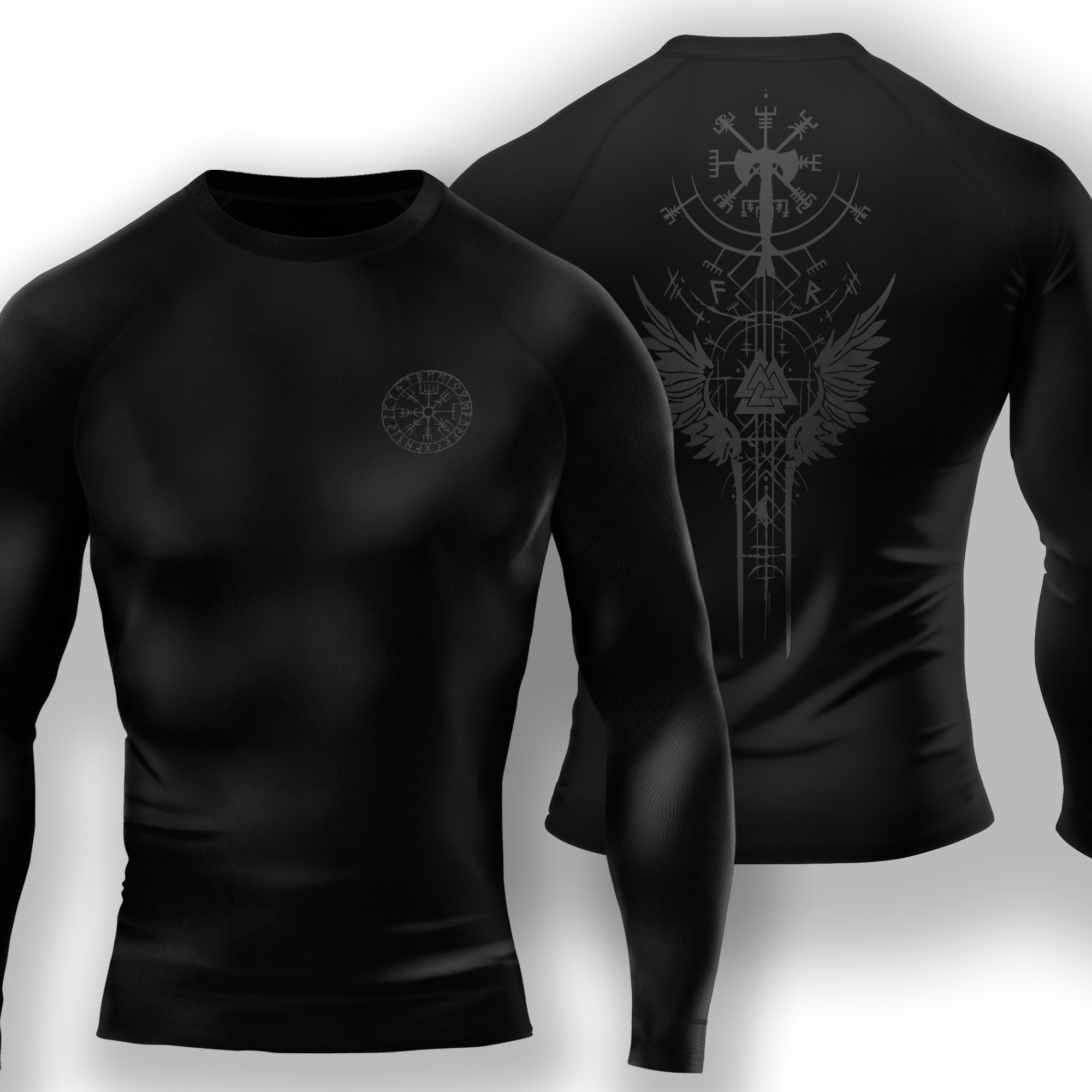 Valhalla - Uzun Kollu Compression Tshirt