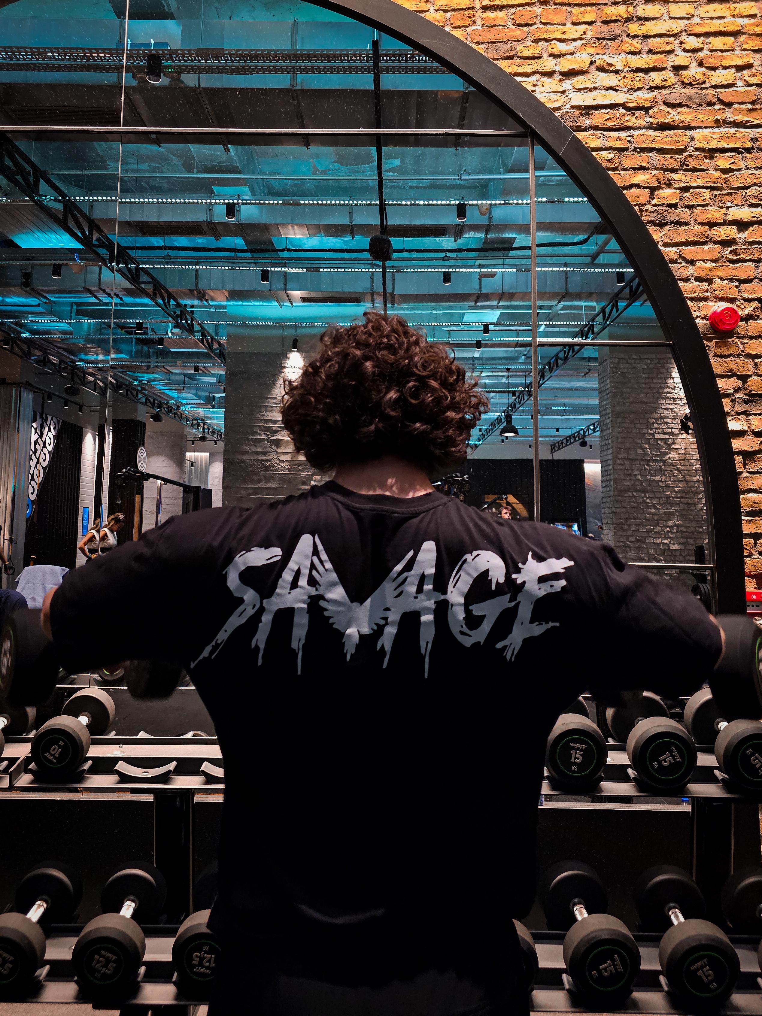 Savage - Oversize Tshirt - Siyah