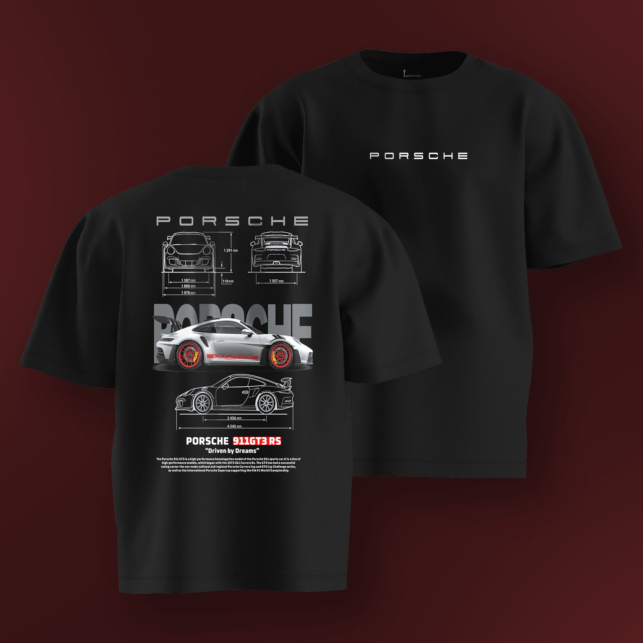 Porsche 911 GT3 RS - Oversize Tshirt