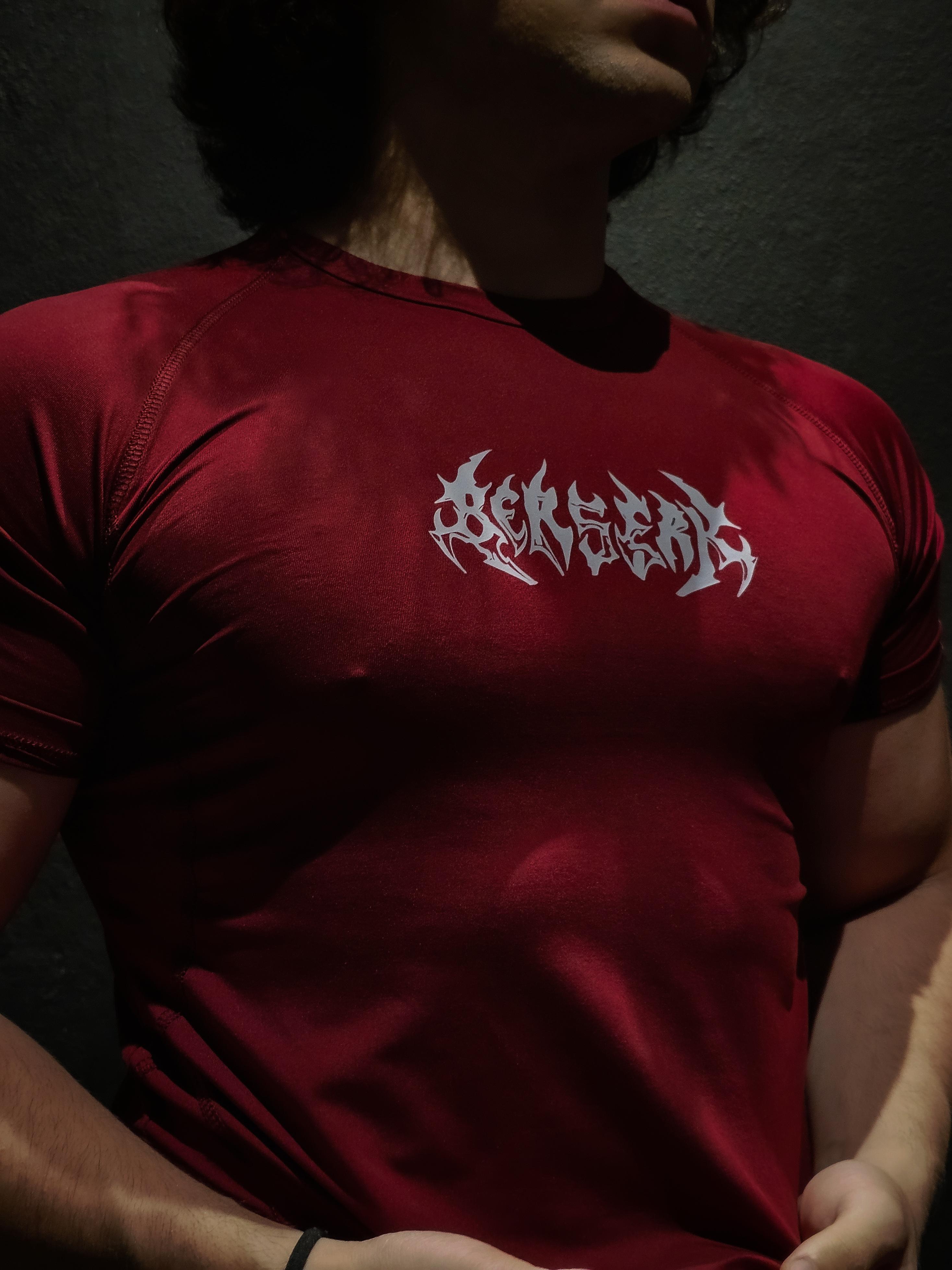 Berserk - Compression Tshirt - Bordo