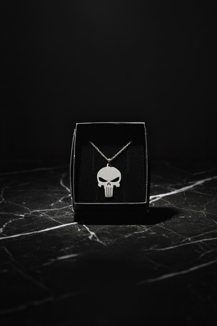 Punisher Kolye - Paslanmaz Çelik