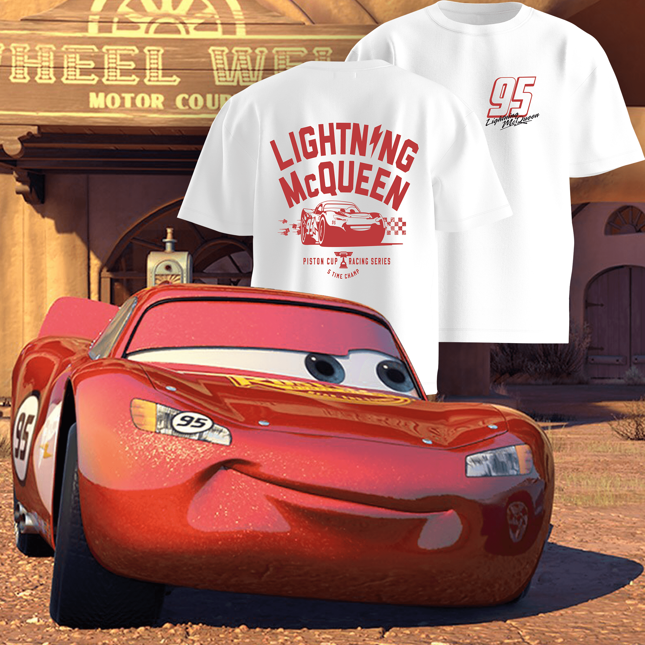 Lightning Mcqueen - Oversize Tshirt