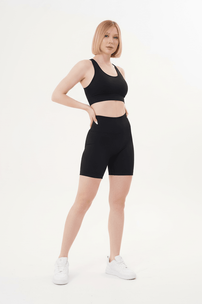 Push Up Compression Şort - Raven
