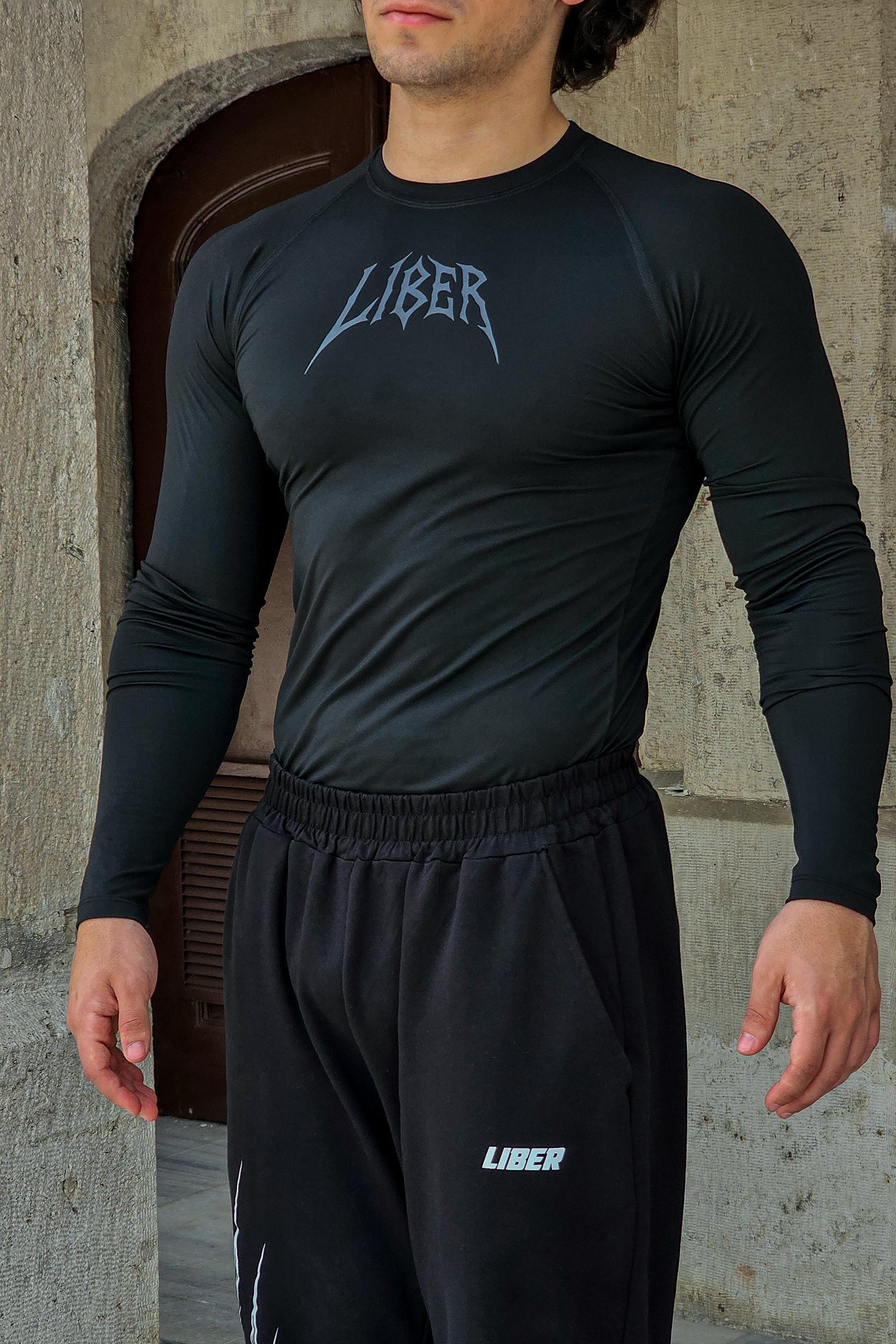 Cyber Bones - Uzun Kollu Compression Tshirt