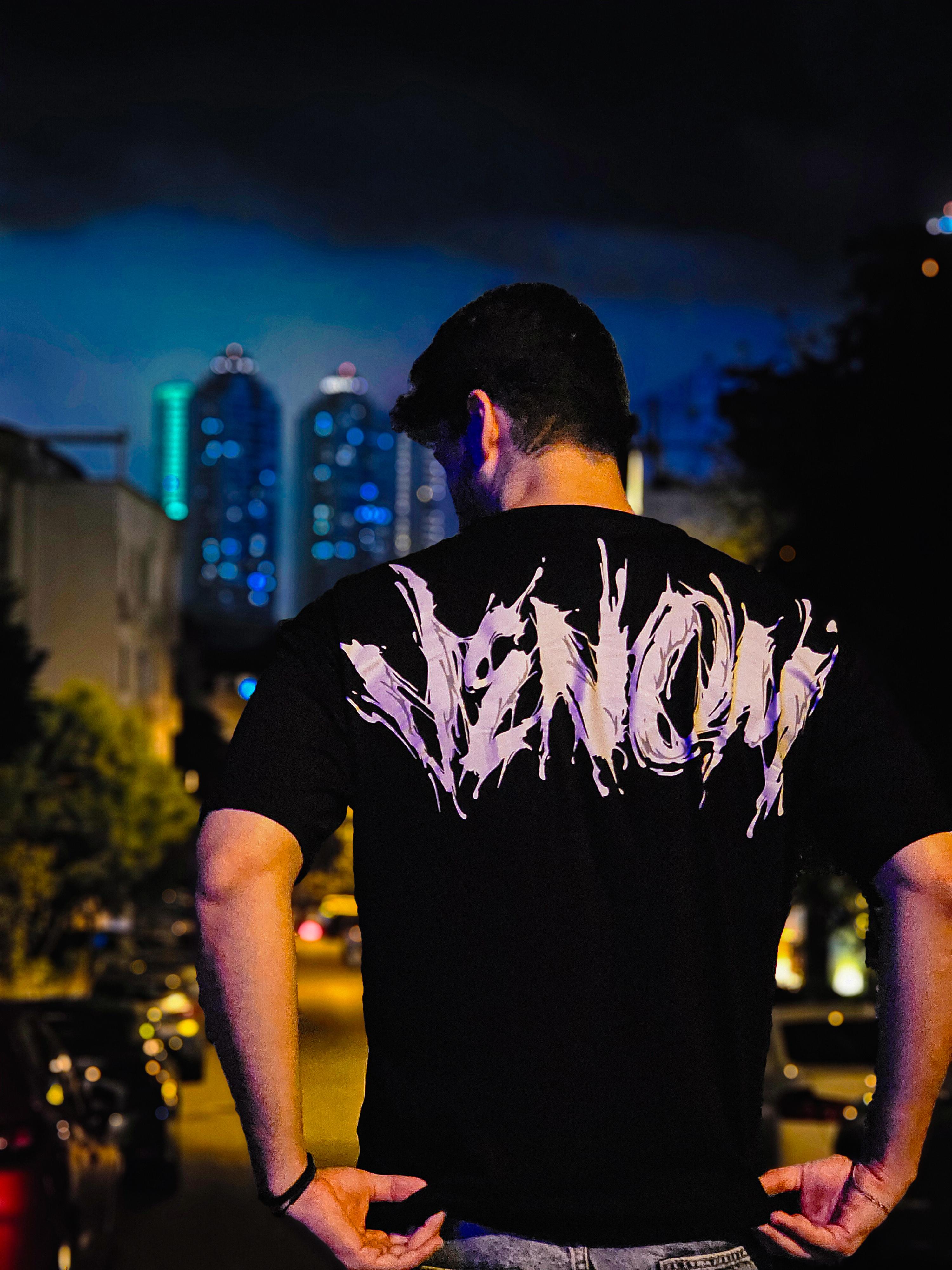 Venom - Oversize Tshirt - Siyah