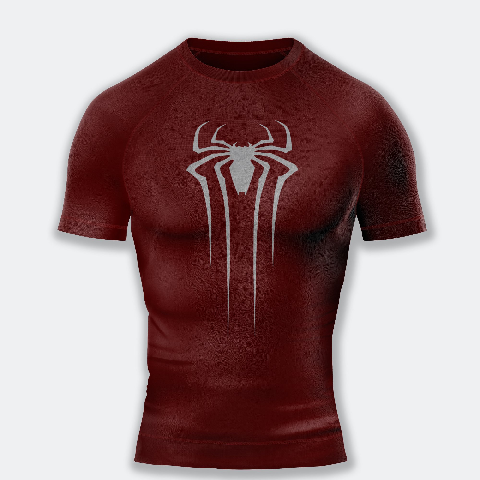 Spiderman - Compression Tshirt - Bordo