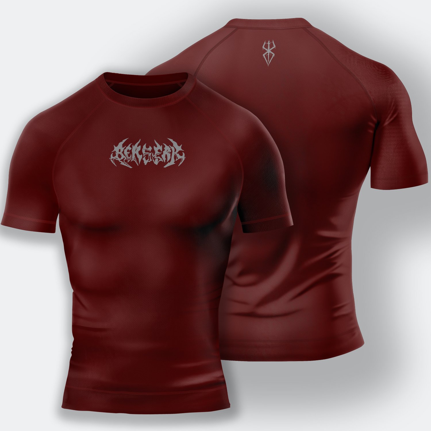 Berserk - Compression Tshirt - Bordo