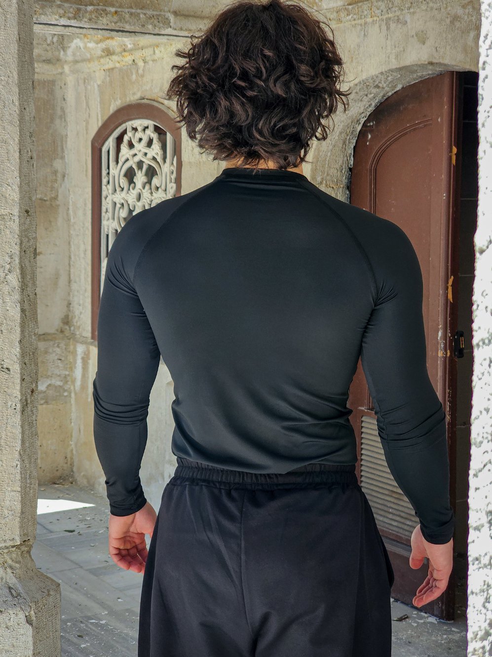 Uzun Kollu Basic Compression Tshirt