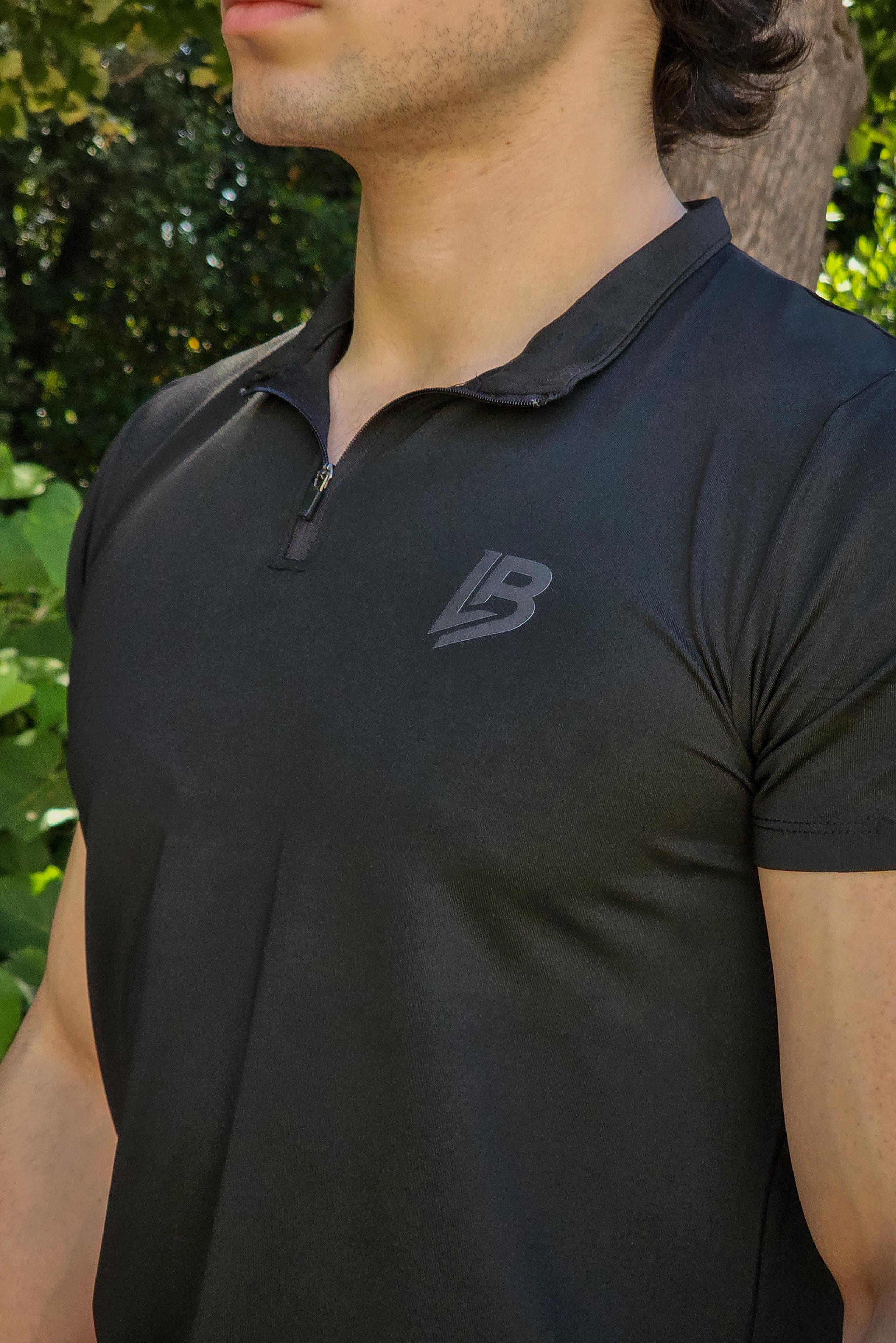 Liber - Zipli Polo Yaka Fit T-shirt