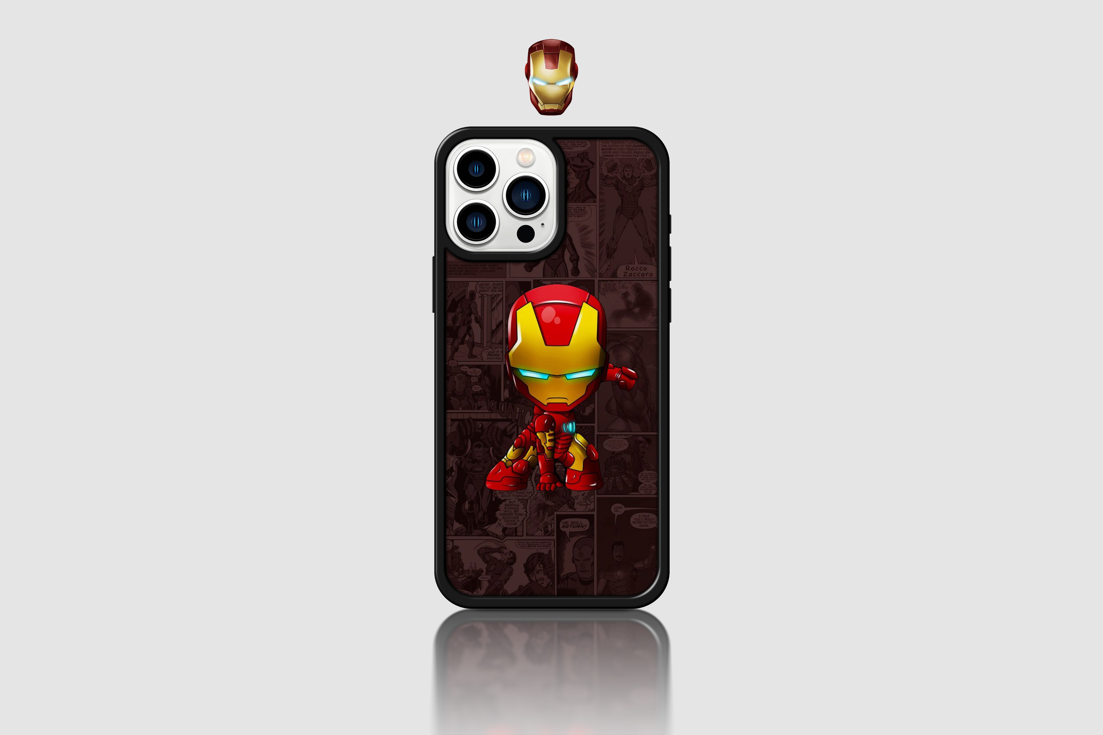 Iron Man Chibi Telefon Kılıfı