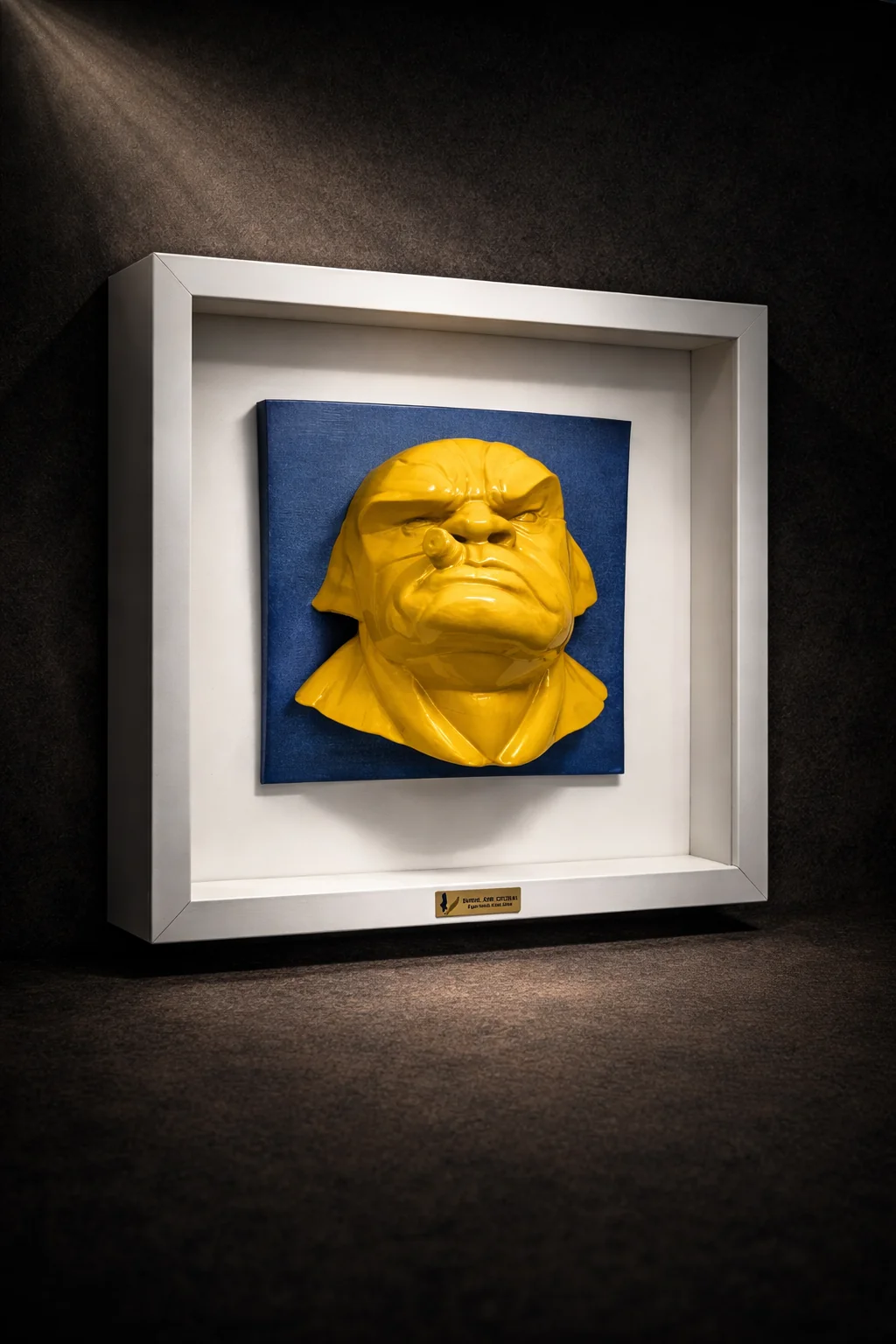 Wolverine Enjoying His Cigar Navy & Yellow Edition