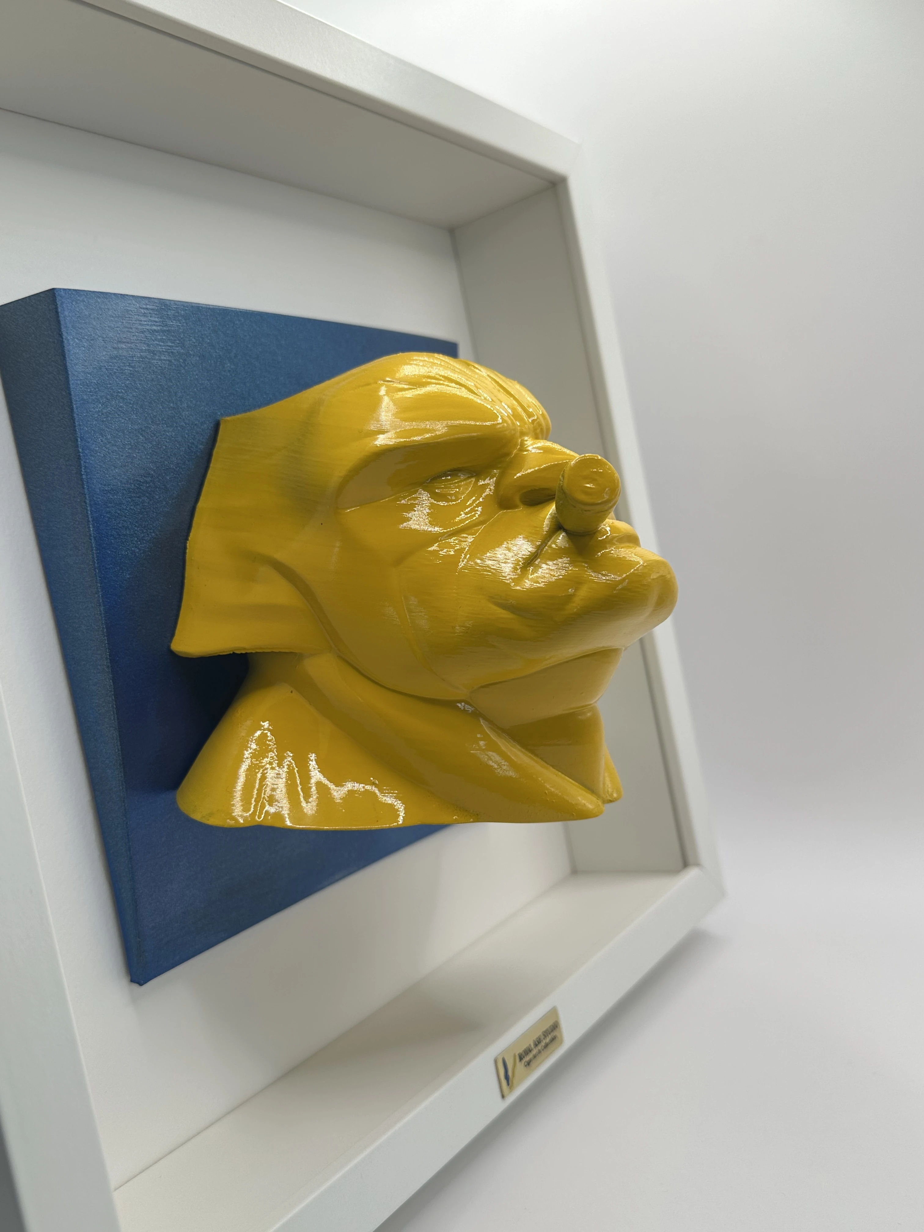 Wolverine Enjoying His Cigar Navy & Yellow Edition